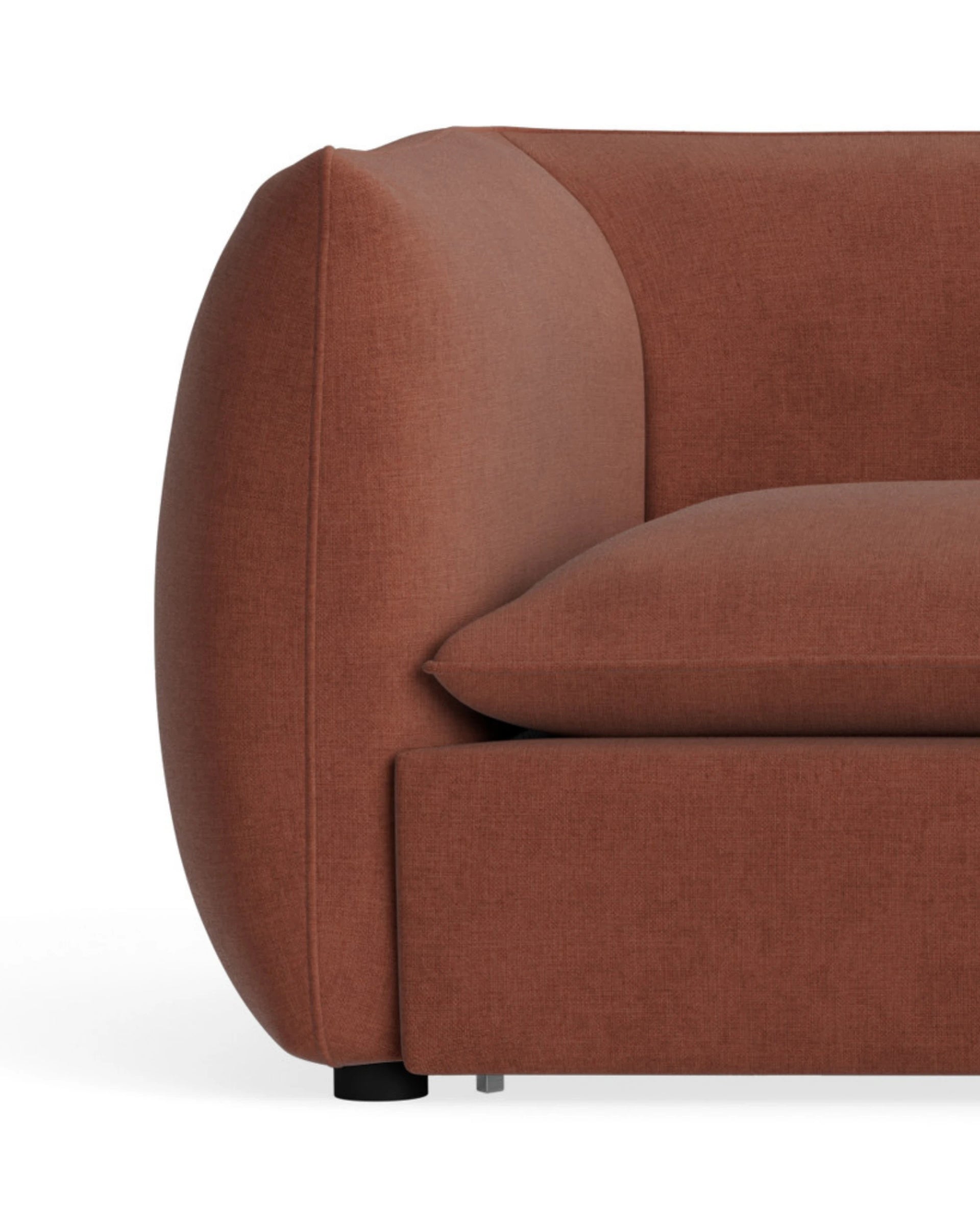 Muro 4 Seater Chaise Sofa - Silas Cherry