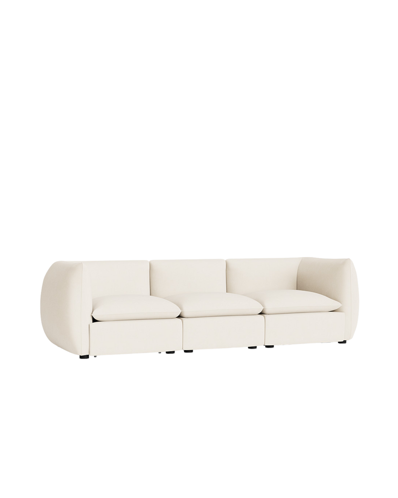 Muro 4 Seater Sofa - Fossil Vanilla