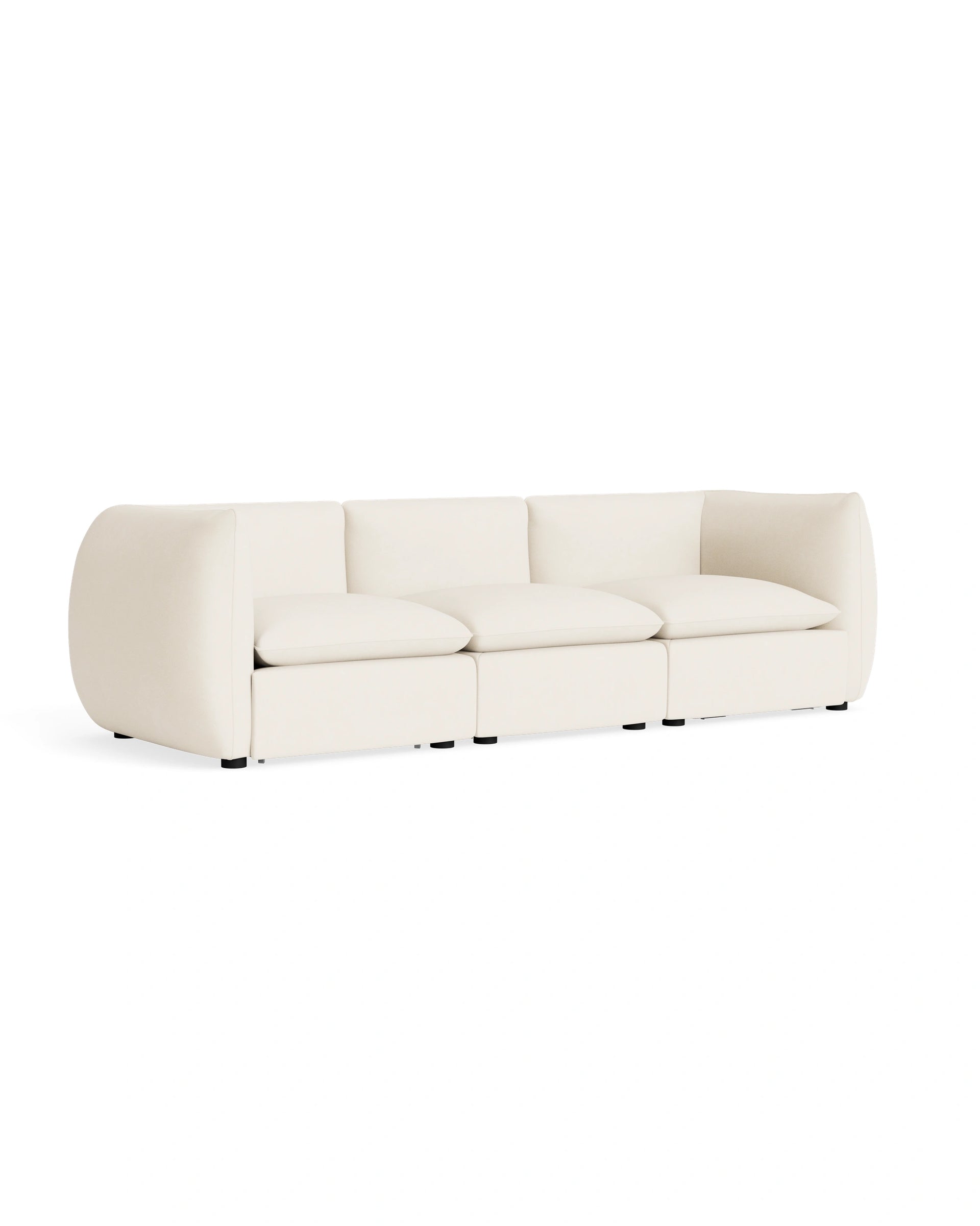 Muro 4 Seater Sofa - Fossil Vanilla