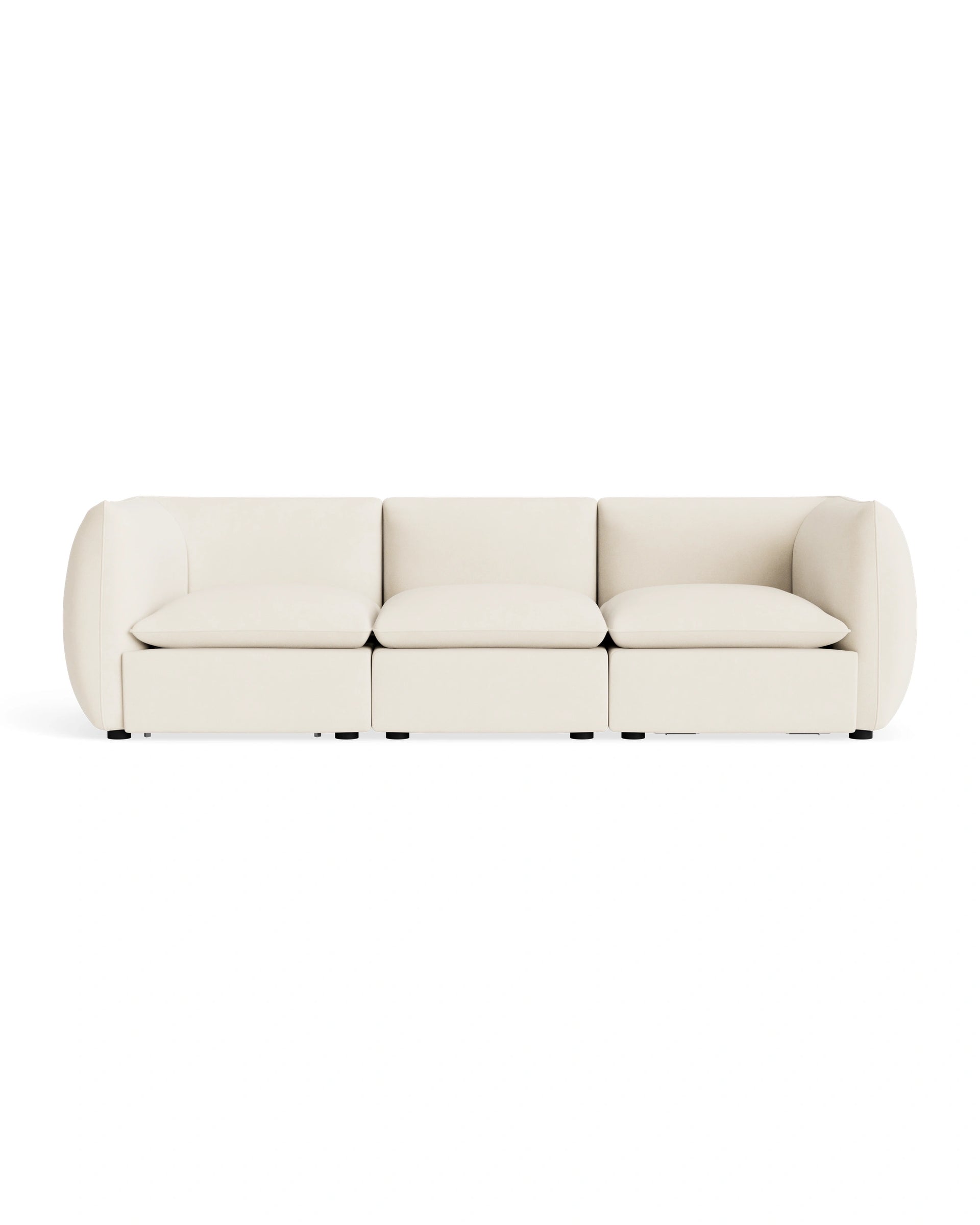 Muro 4 Seater Sofa - Fossil Vanilla