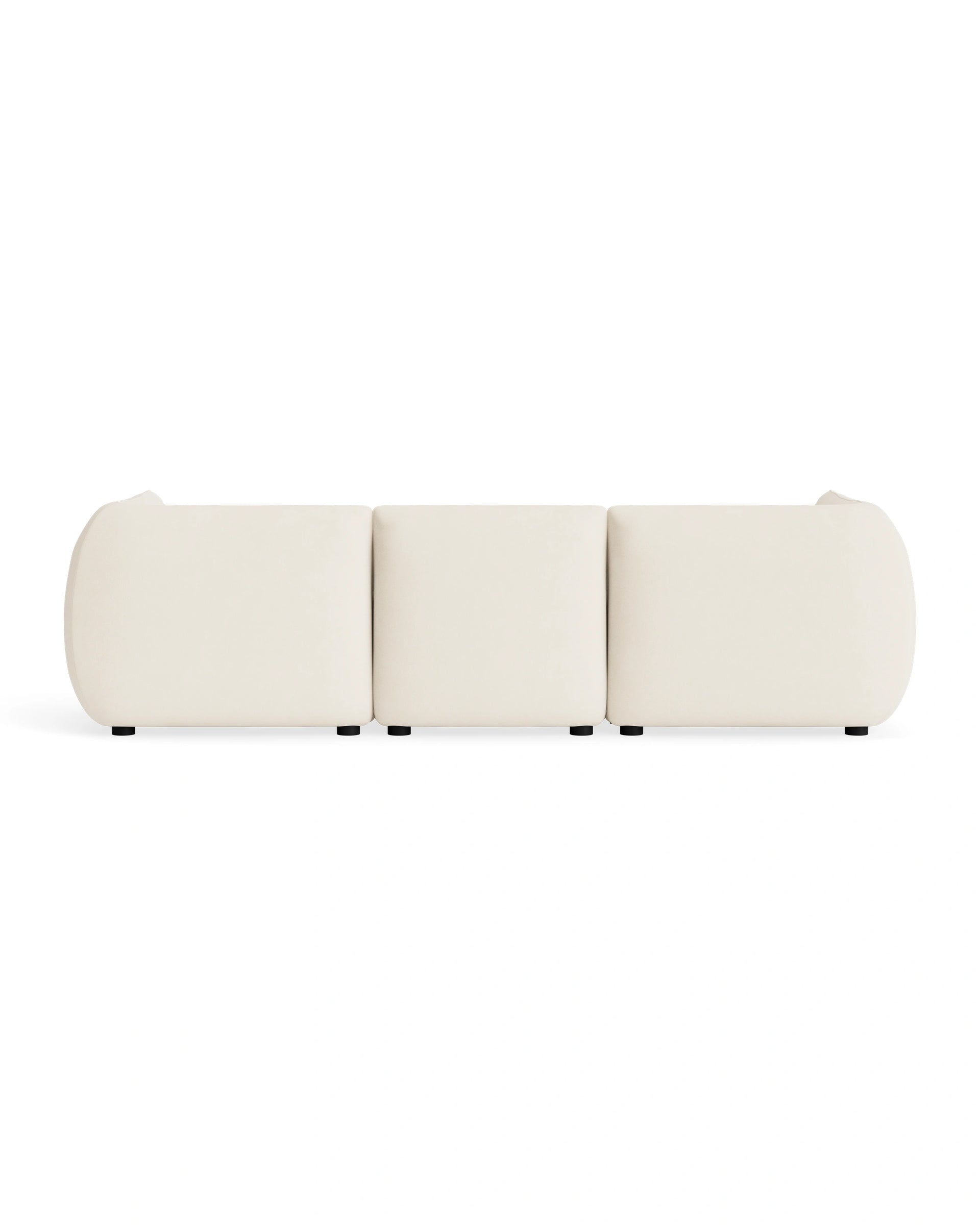 Muro 4 Seater Sofa - Fossil Vanilla