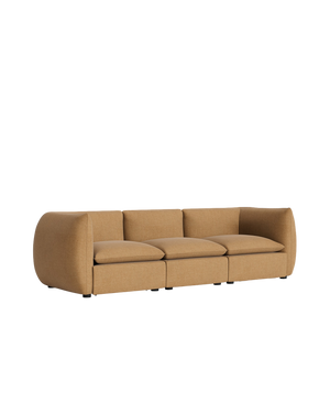 Muro 4 Seater Sofa - Fossil Fawn