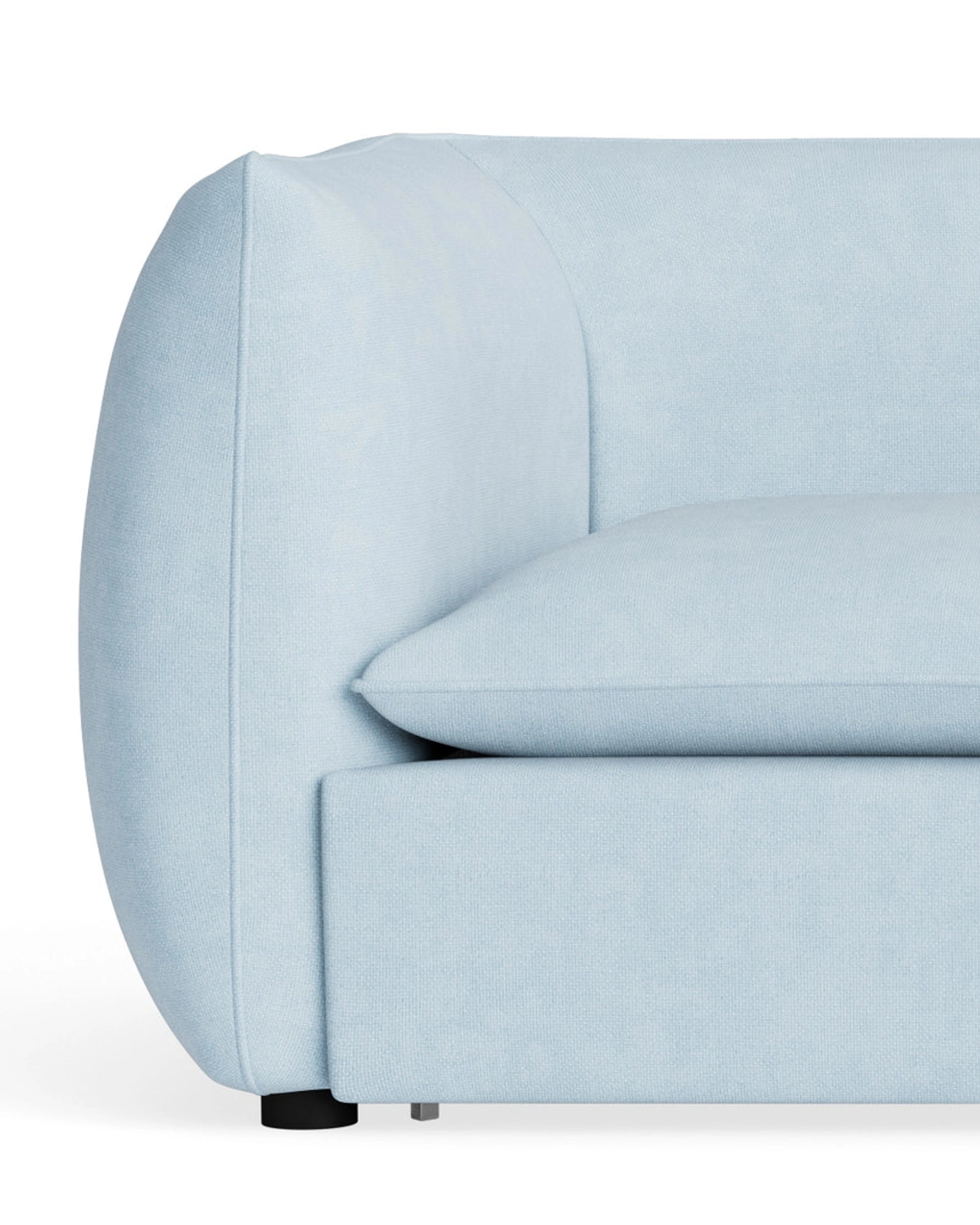 Muro 4 Seater Sofa - Fossil Powder Blue