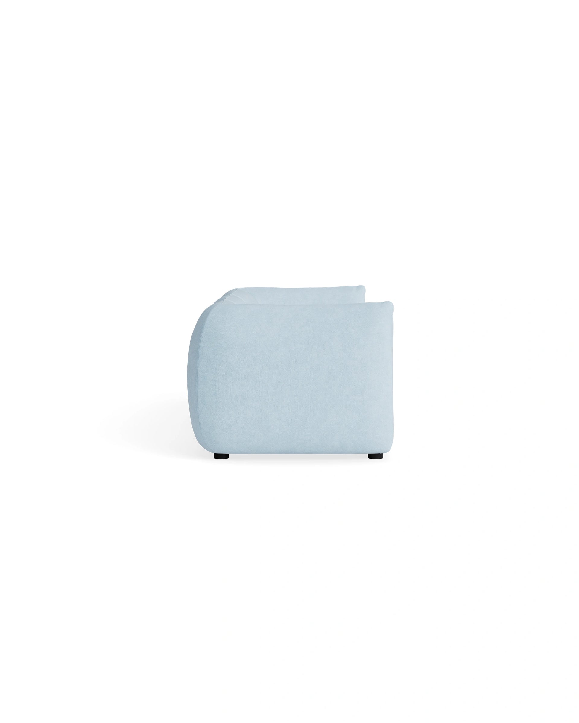 Muro 4 Seater Sofa - Fossil Powder Blue