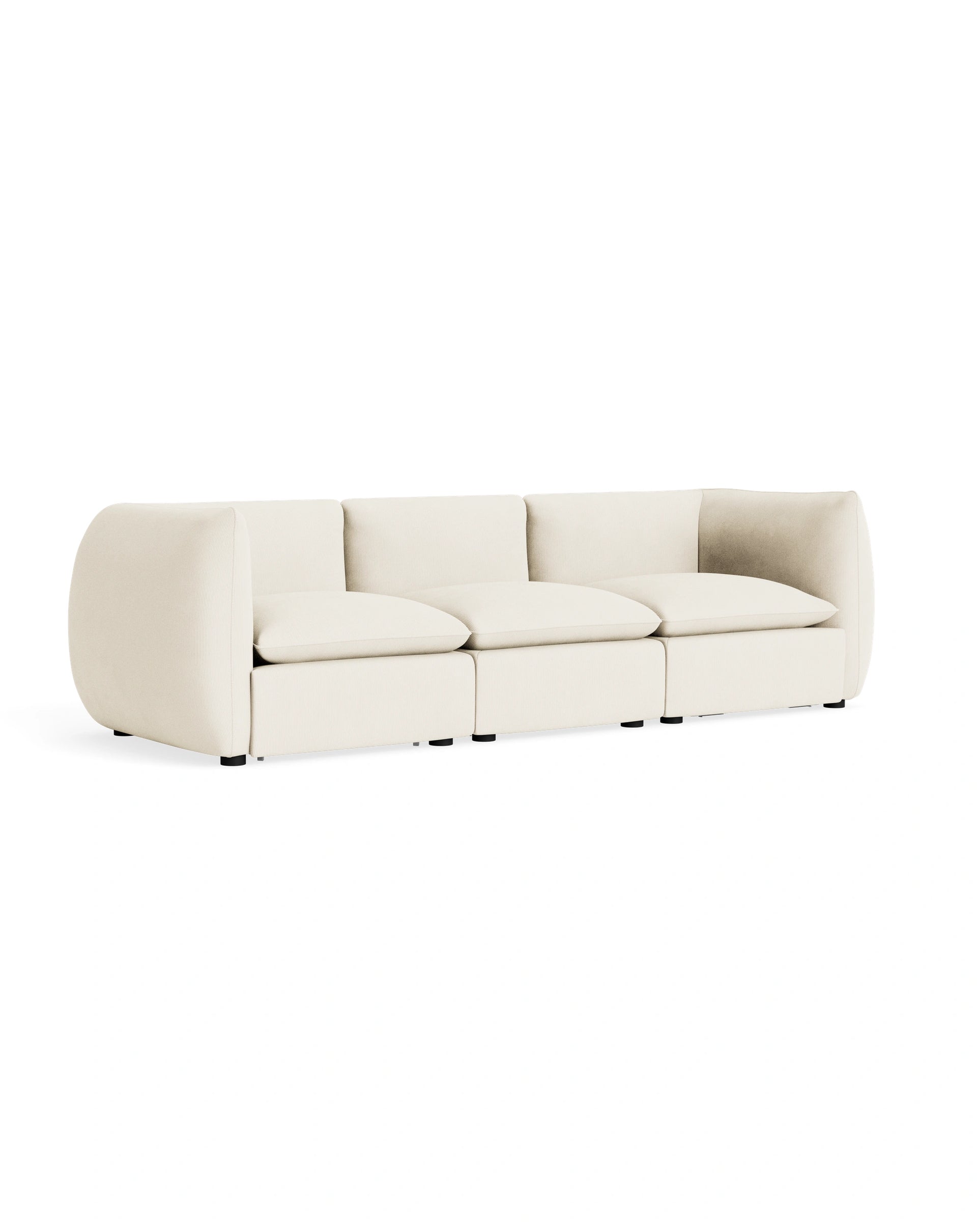 Muro 4 Seater Sofa - Corduroy Off White
