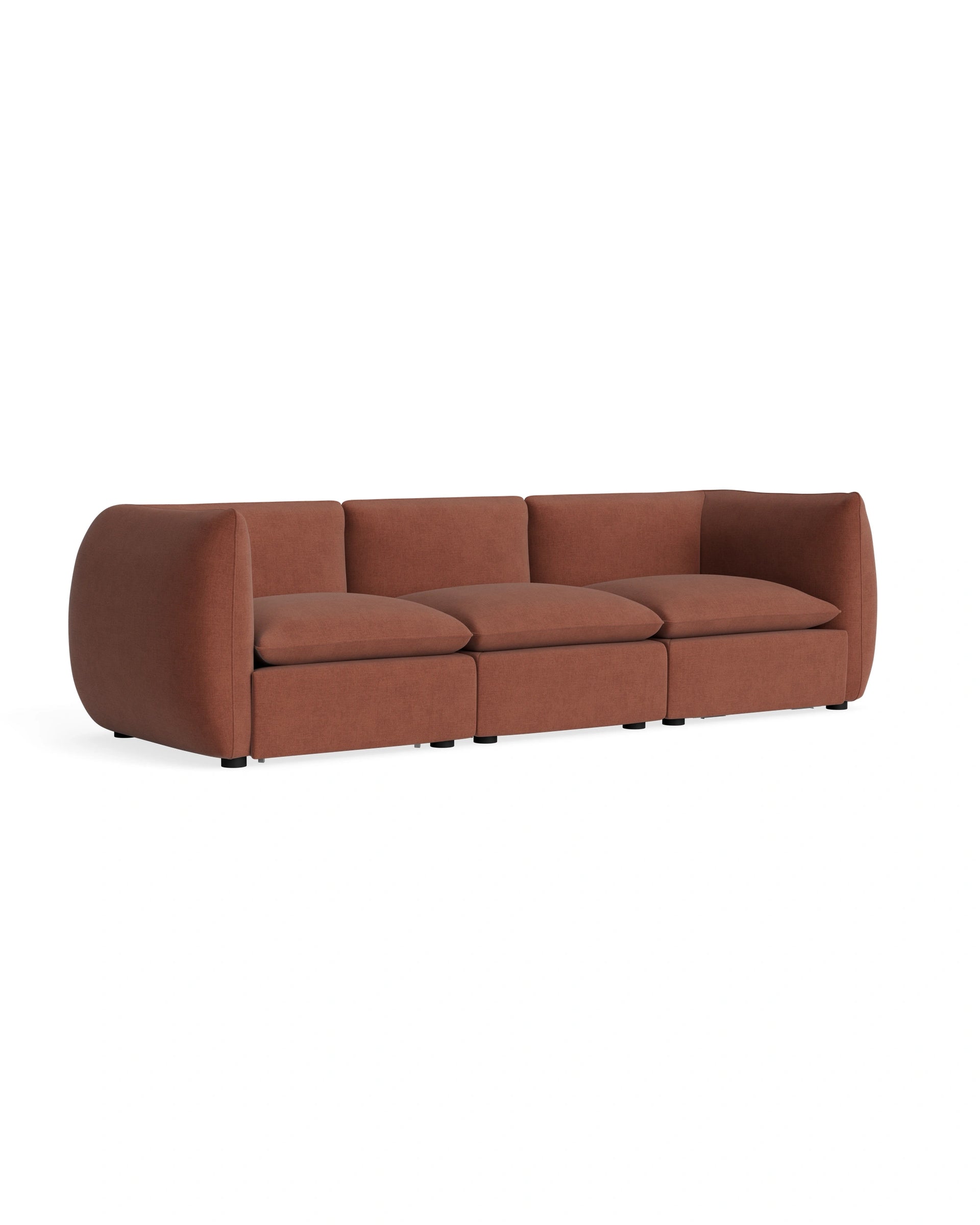 Muro 4 Seater Sofa - Silas Cherry