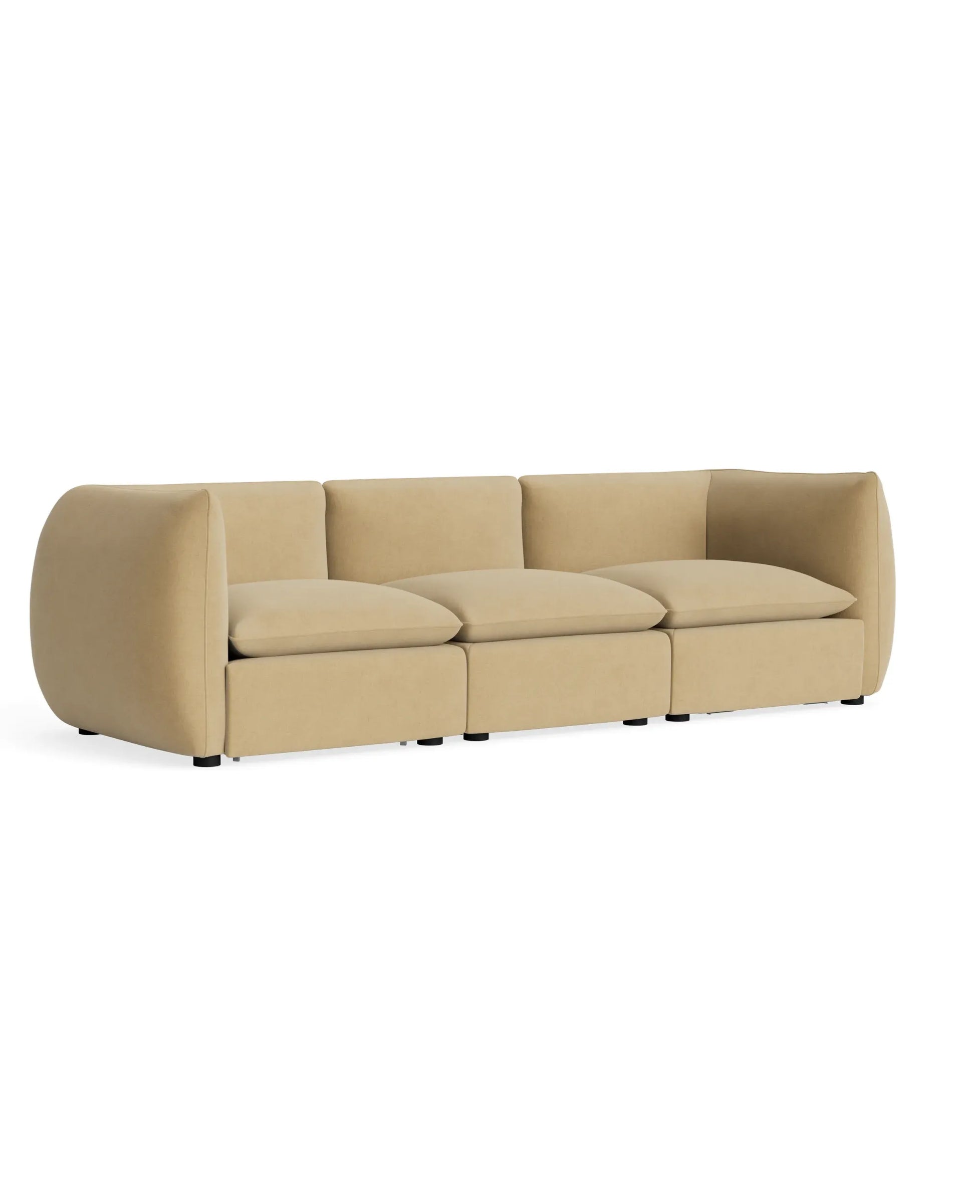 Muro 4 Seater Sofa - Silas Honey