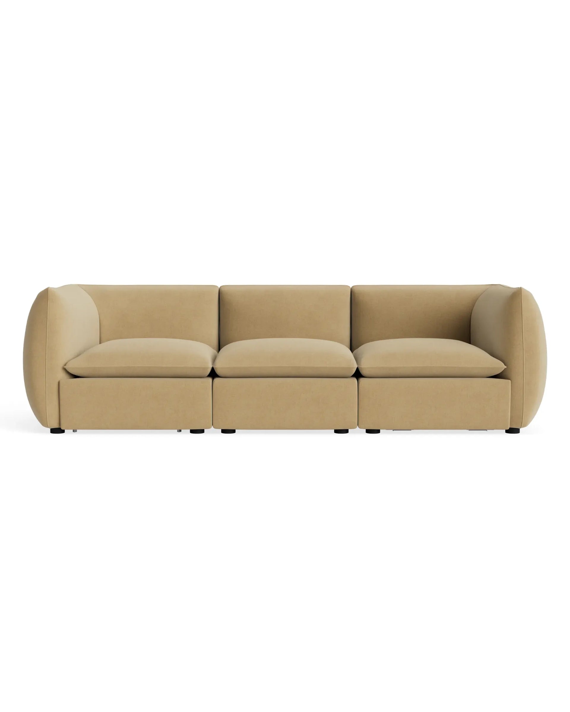 Muro 4 Seater Sofa - Silas Honey