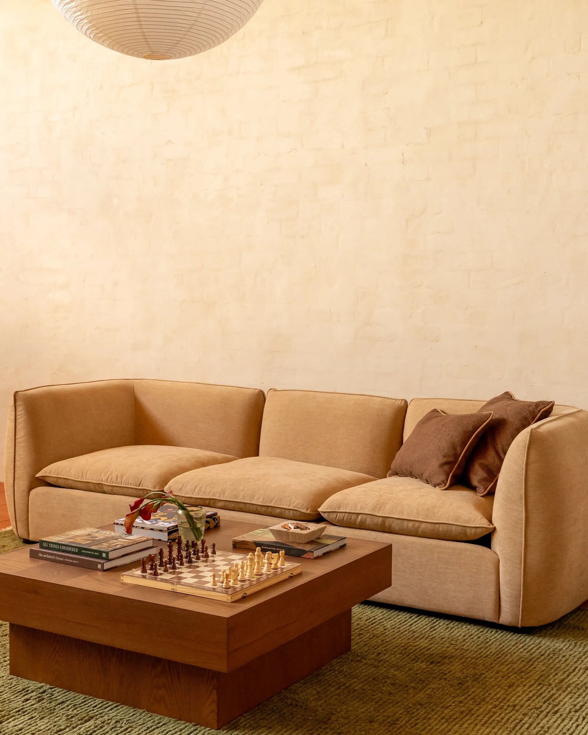 Muro 4 Seater Sofa - Silas Honey