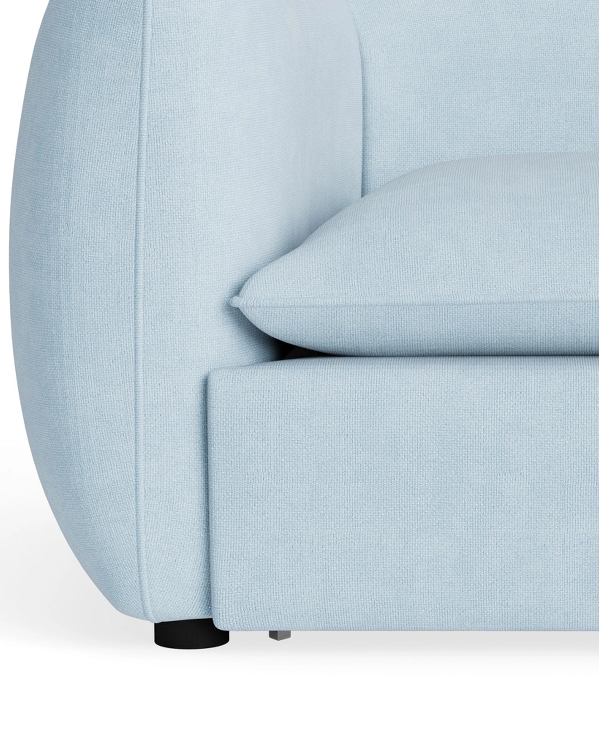 Muro Corner Sofa Module - Fossil Powder Blue