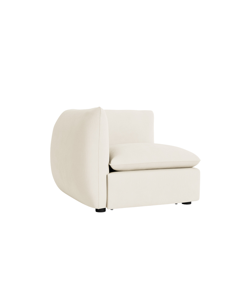 Muro Corner Sofa Module - Fossil Vanilla