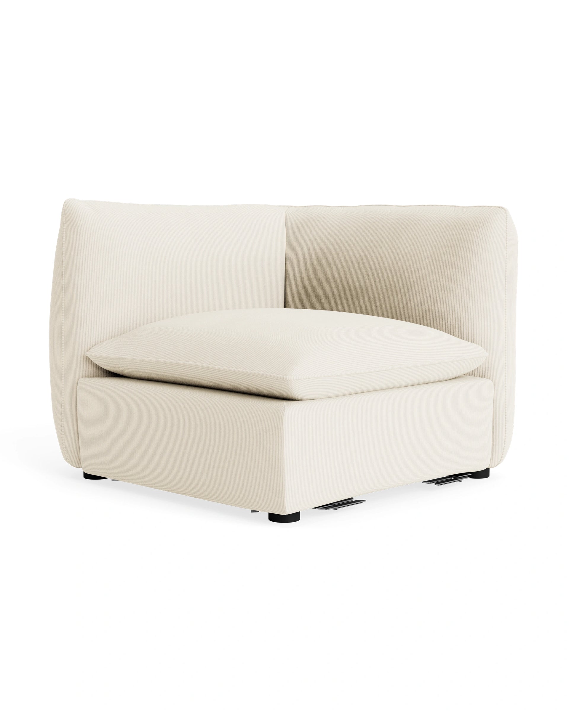 Muro Corner Sofa Module - Corduroy Off White