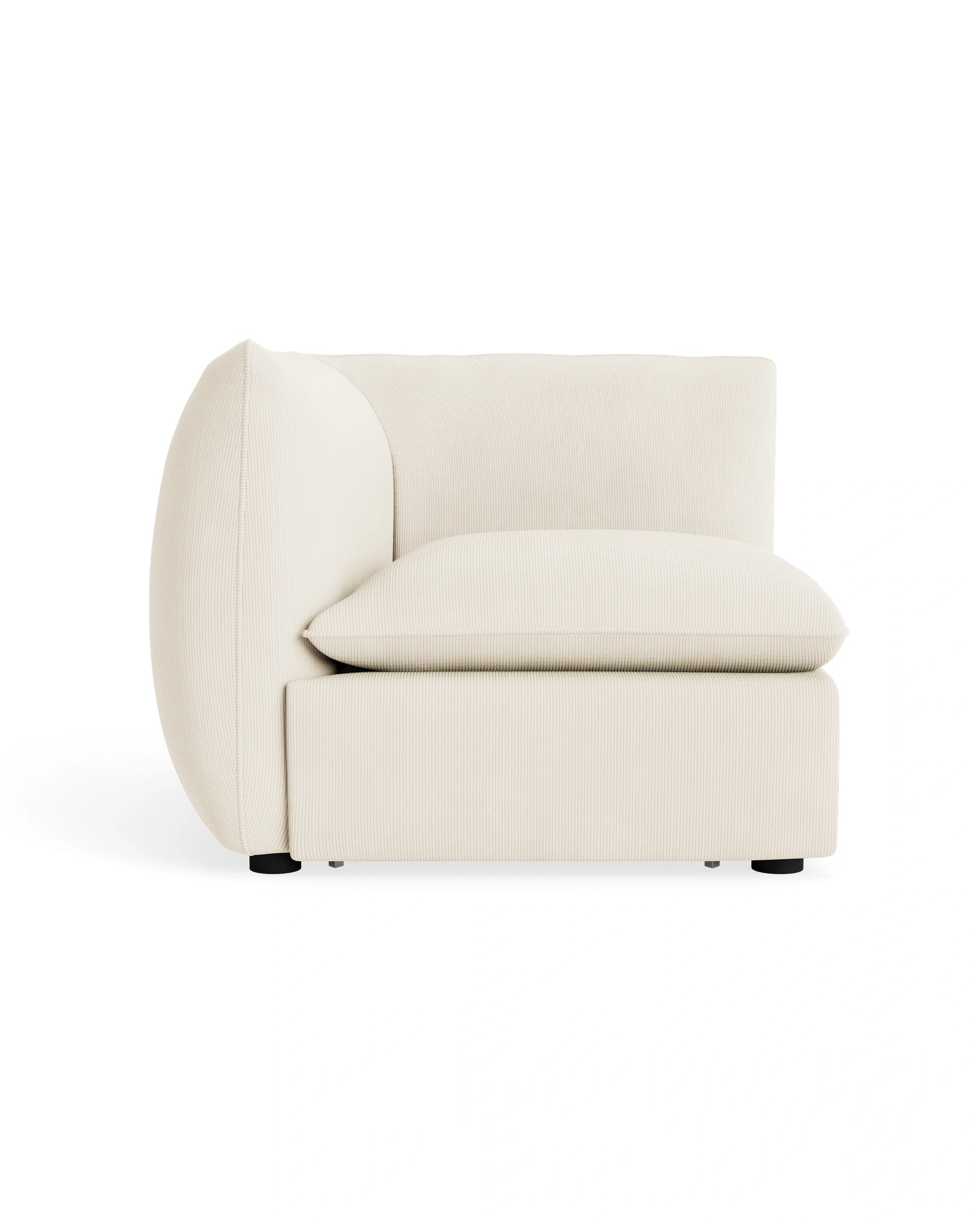 Muro Corner Sofa Module - Corduroy Off White