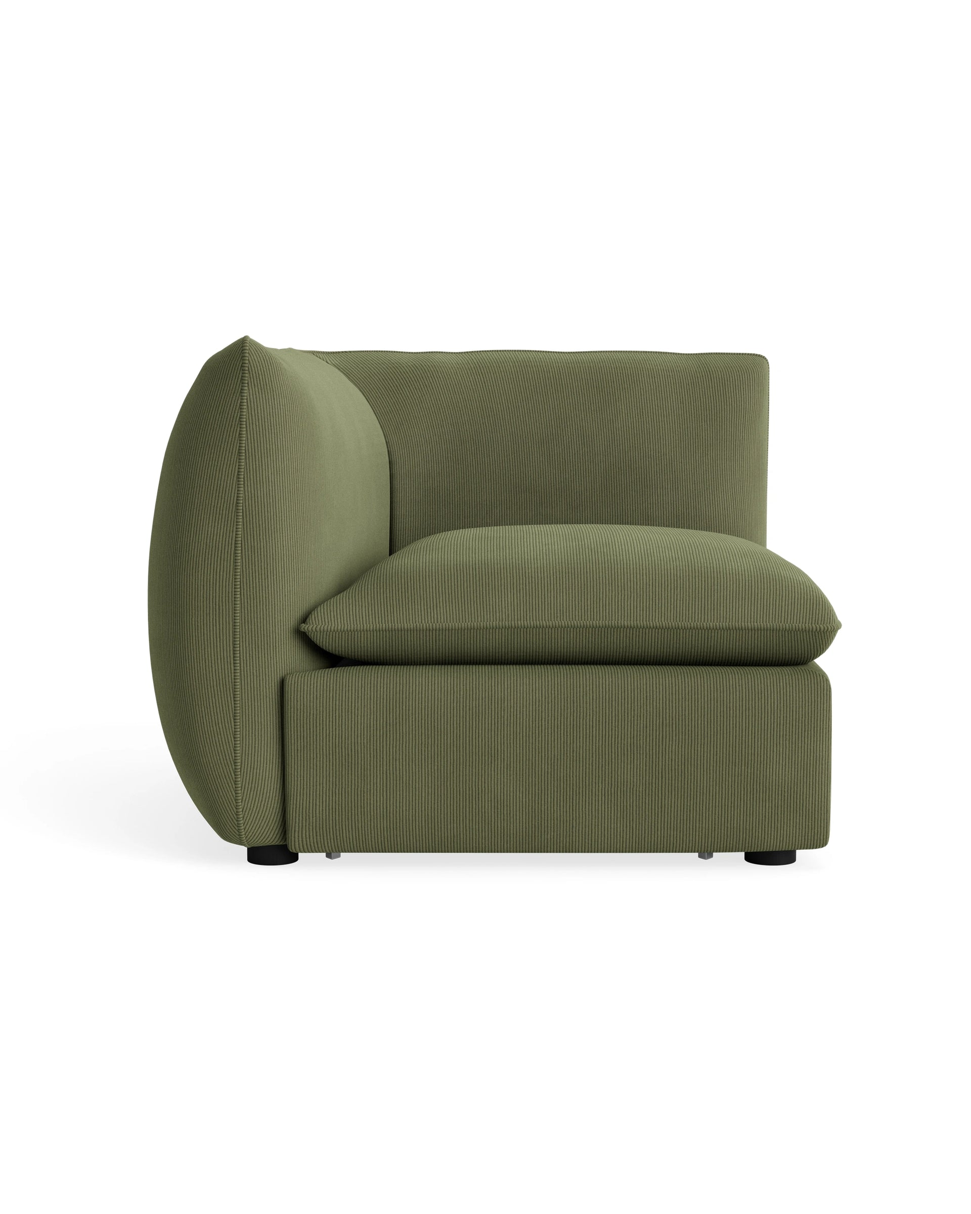 Muro Corner Sofa Module - Corduroy Forest
