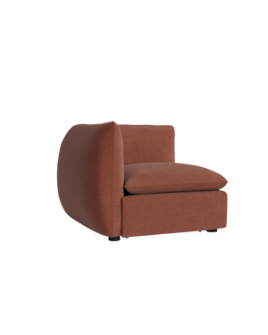 Muro Corner Sofa Module - Silas Cherry