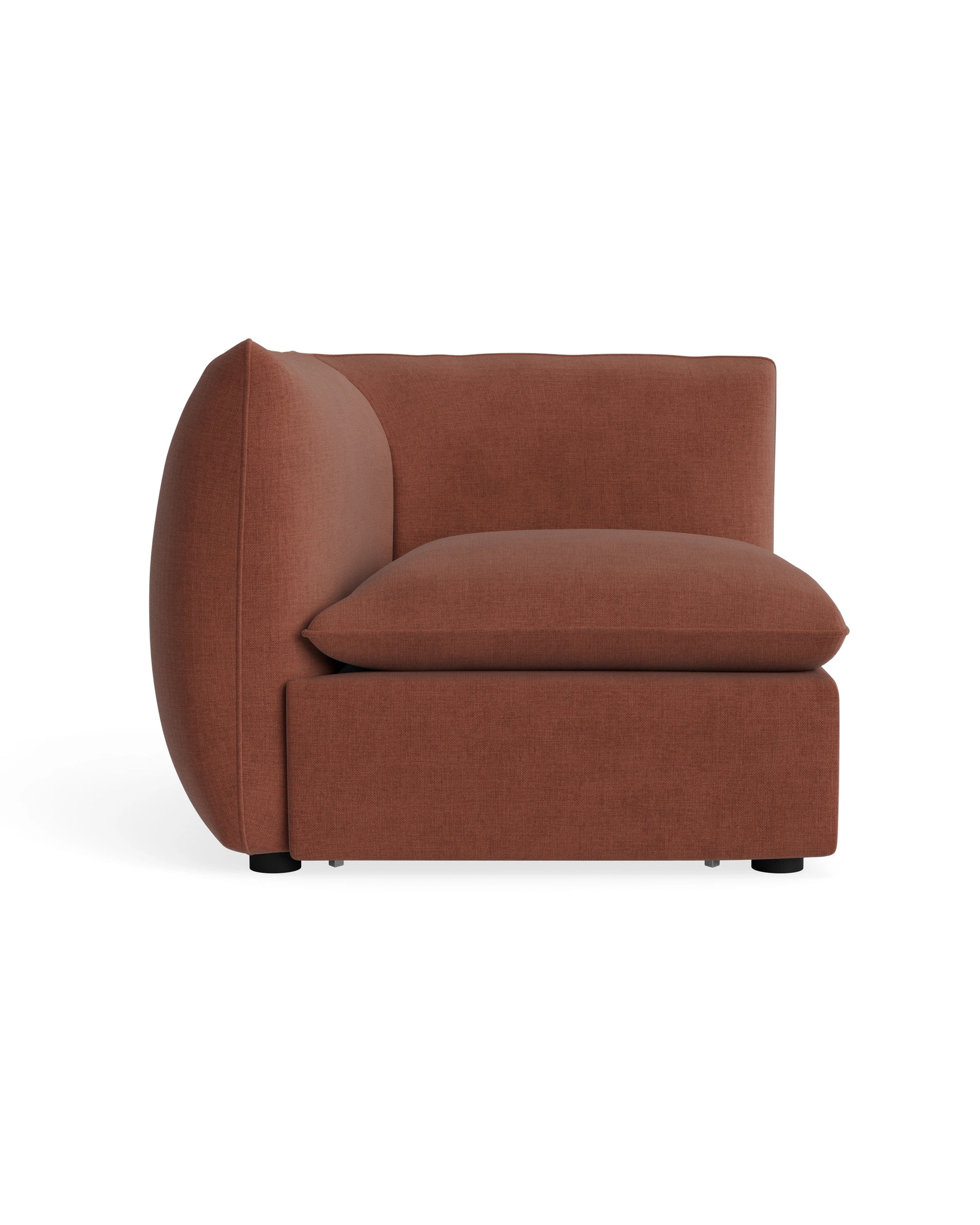 Muro Corner Sofa Module - Silas Cherry