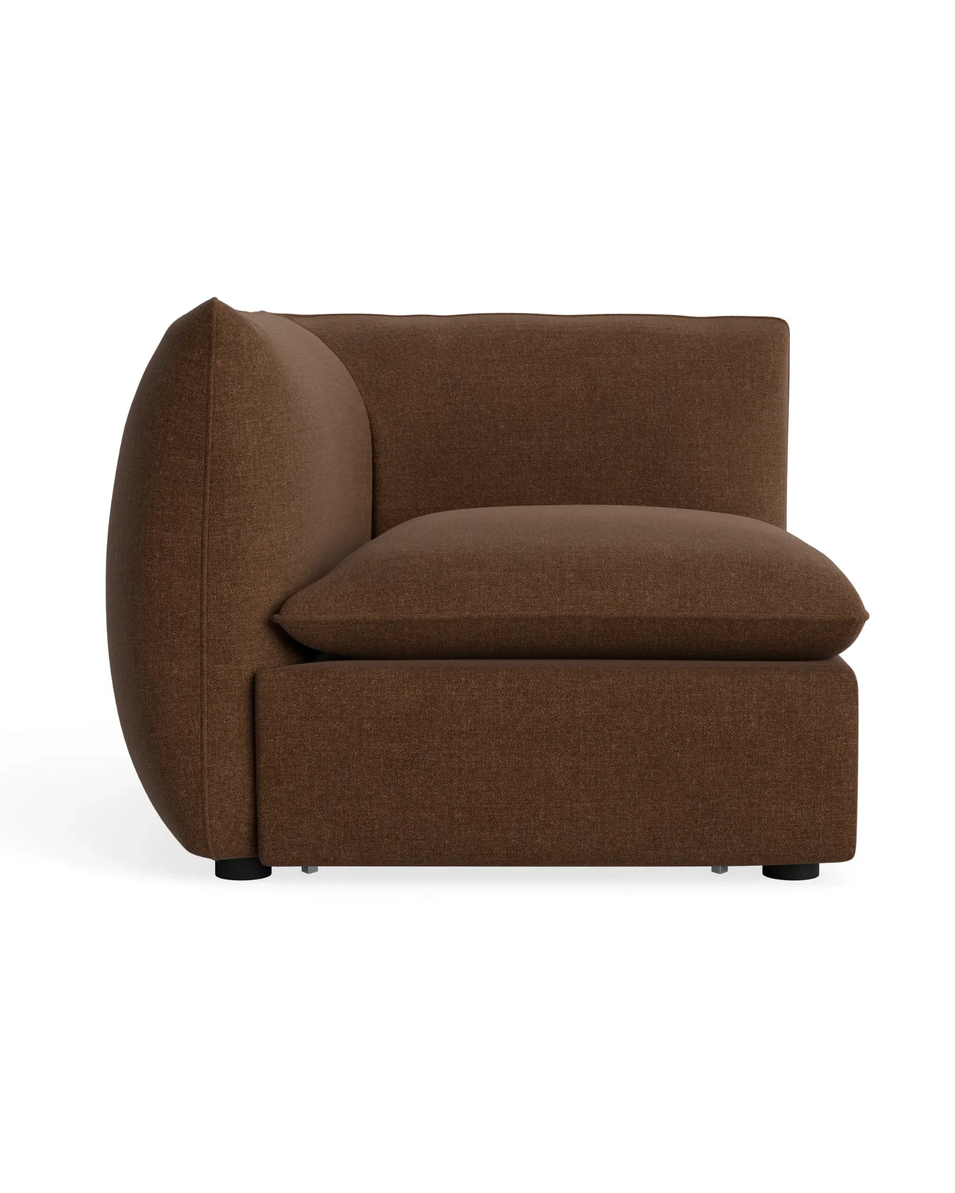 Muro Corner Sofa Module - Fossil Chocolate
