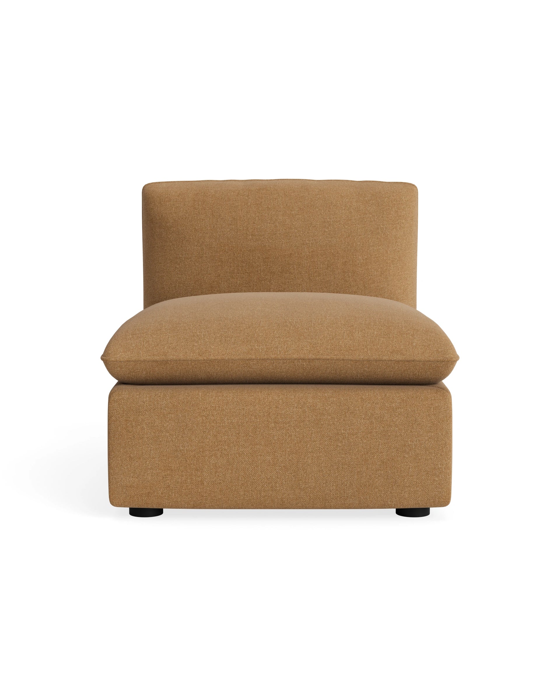 Muro Armless Middle Sofa Module - Fossil Fawn