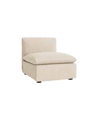 Muro Armless Middle Sofa Module - Corduroy Mist