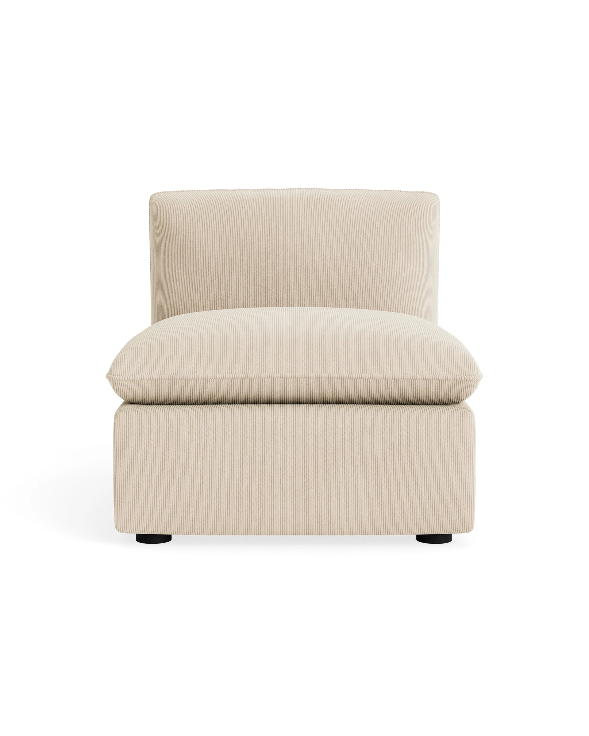 Muro Armless Middle Sofa Module - Corduroy Mist