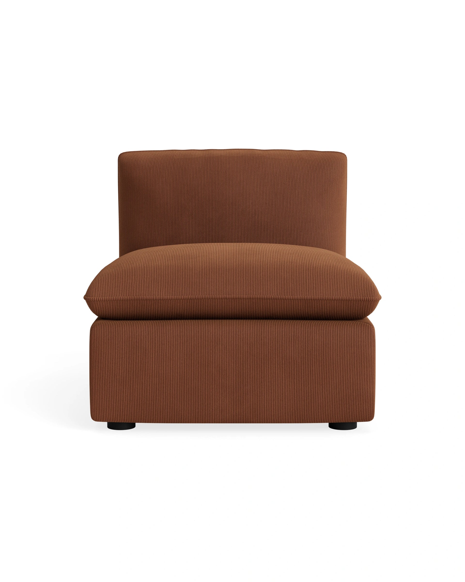 Muro Armless Middle Sofa Module -  Corduroy Cocoa