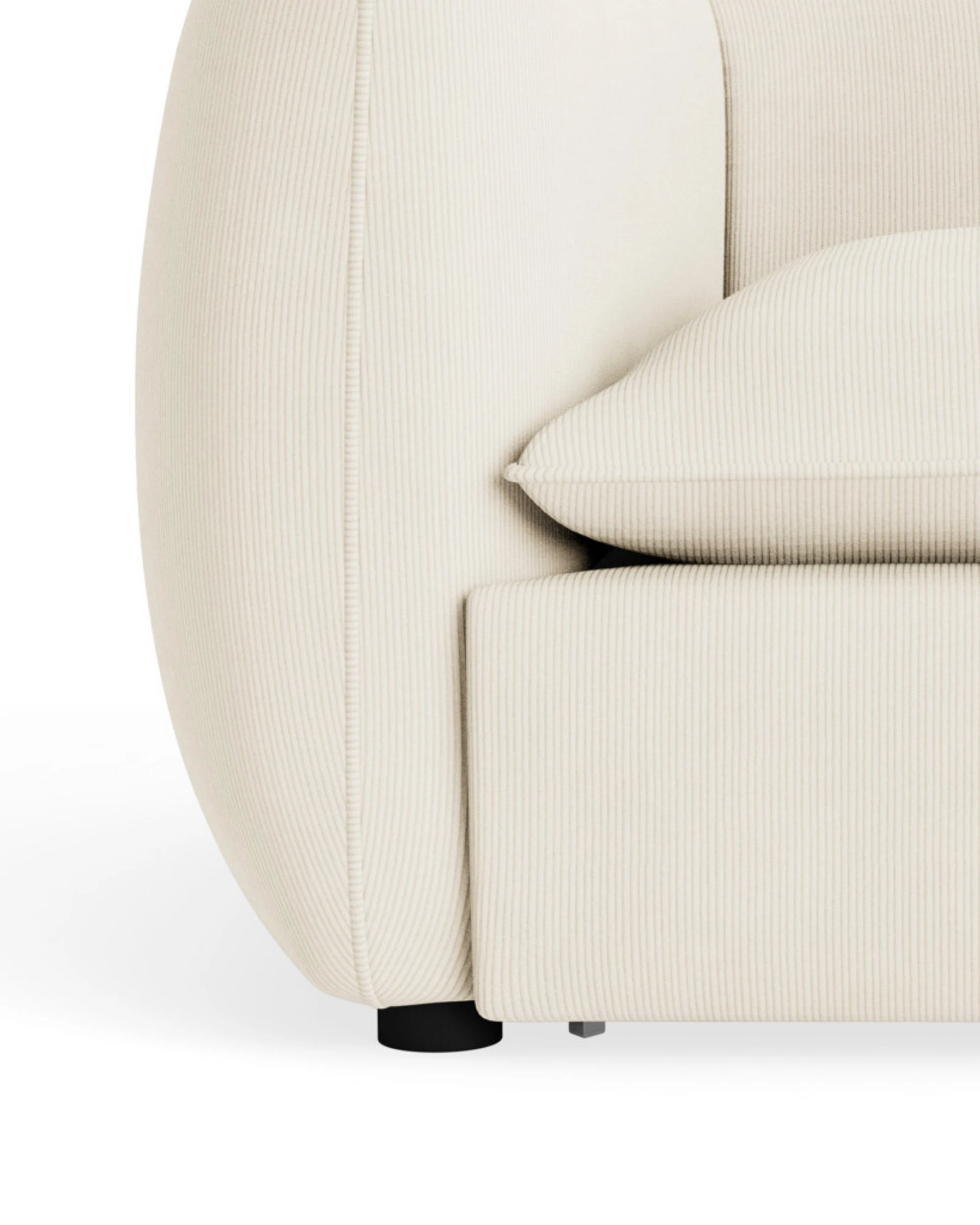 Muro Corner Sofa Module - Corduroy Off White