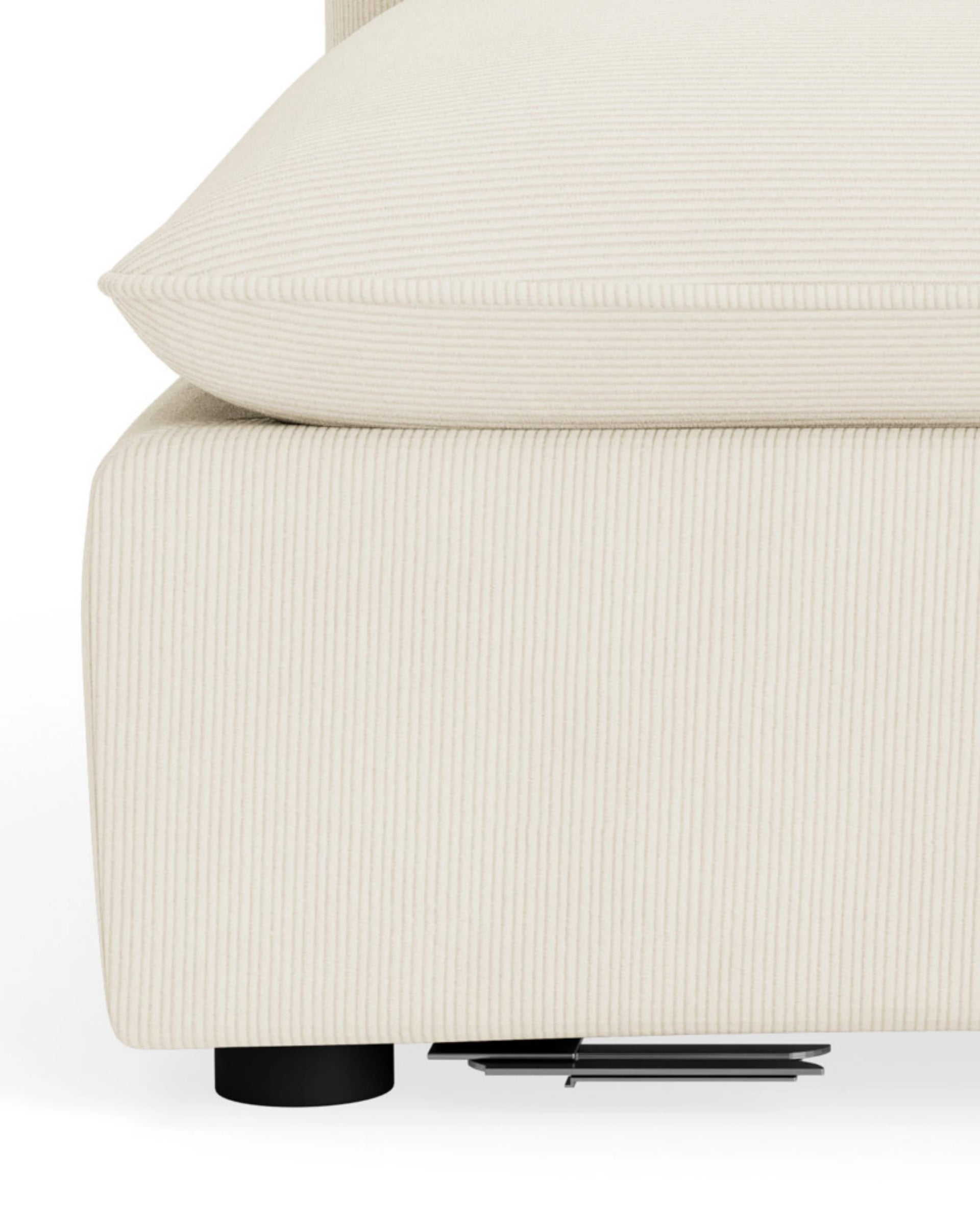 Muro Corner Sofa Module - Corduroy Off White