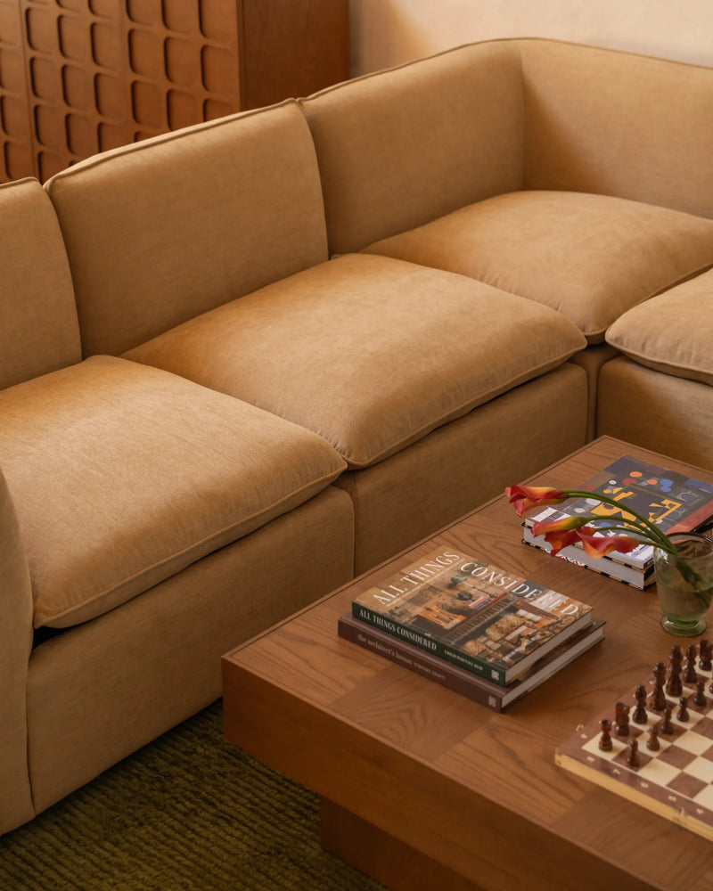 Muro Corner Sofa Module - Silas Honey