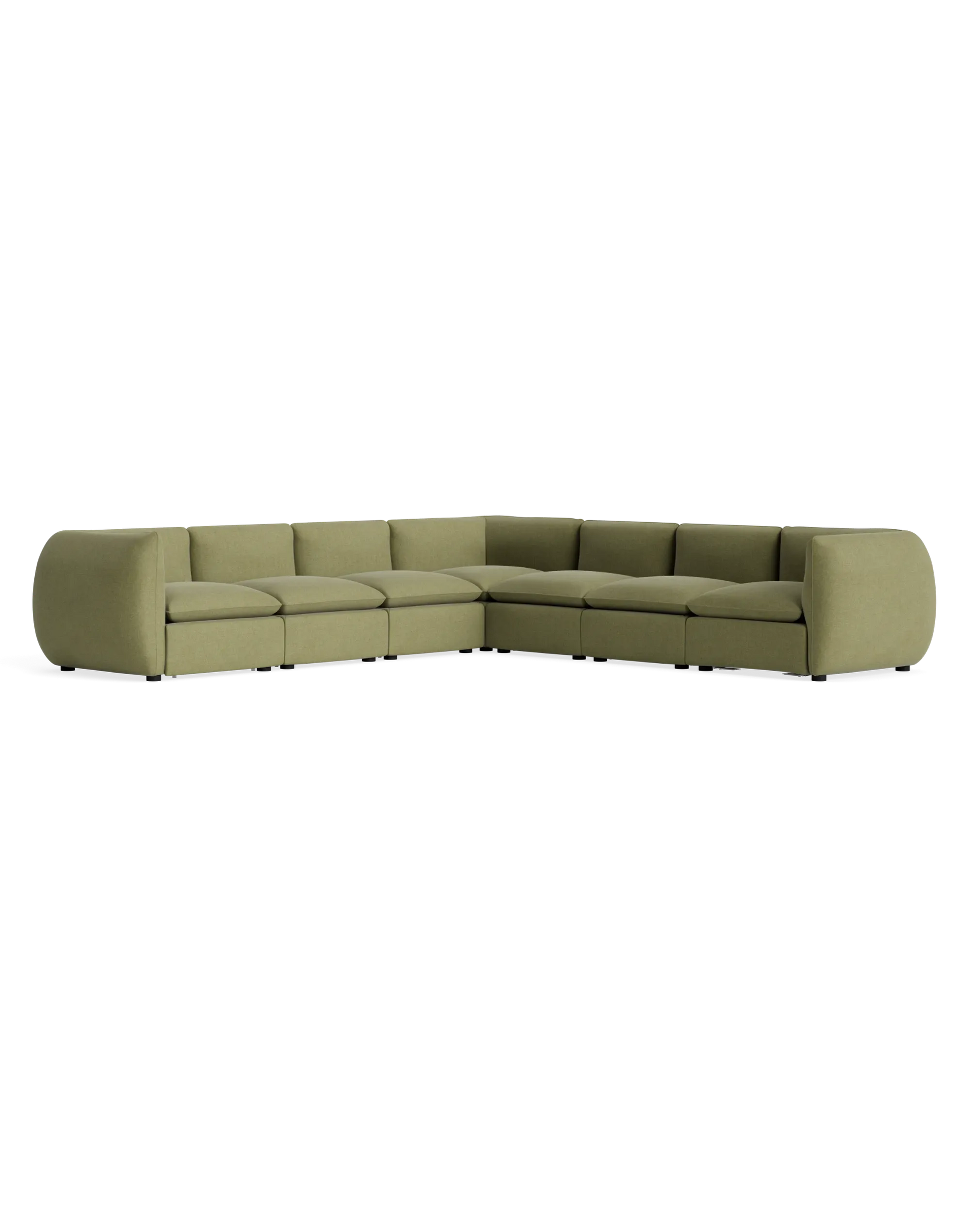 Muro Large Corner Sofa - Fossil Eucalyptus