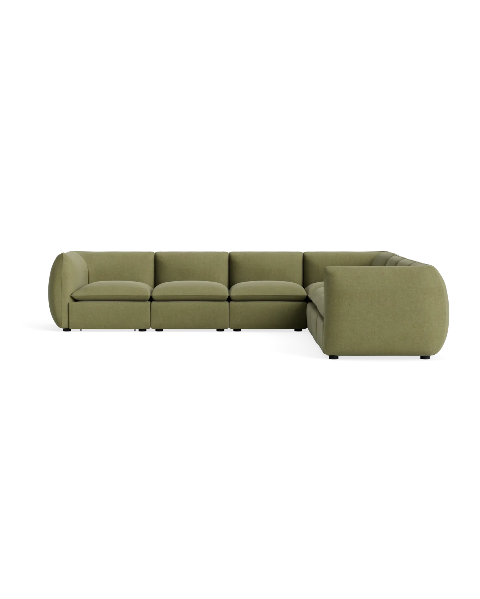 Muro Large Corner Sofa - Fossil Eucalyptus