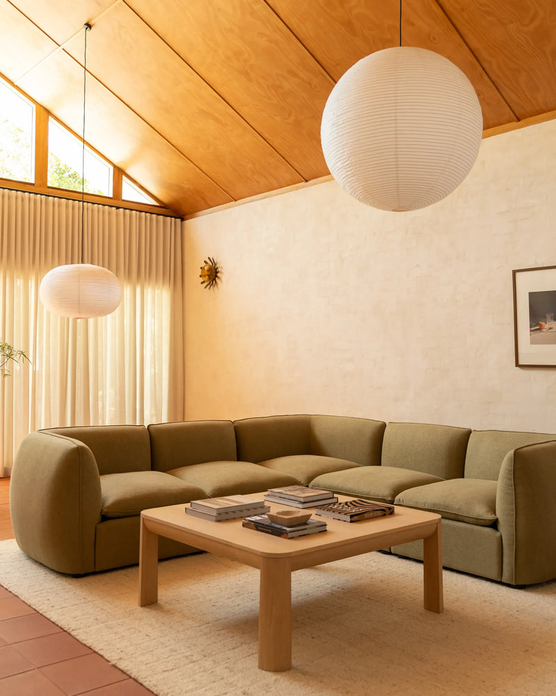 Muro Large Corner Sofa - Fossil Eucalyptus