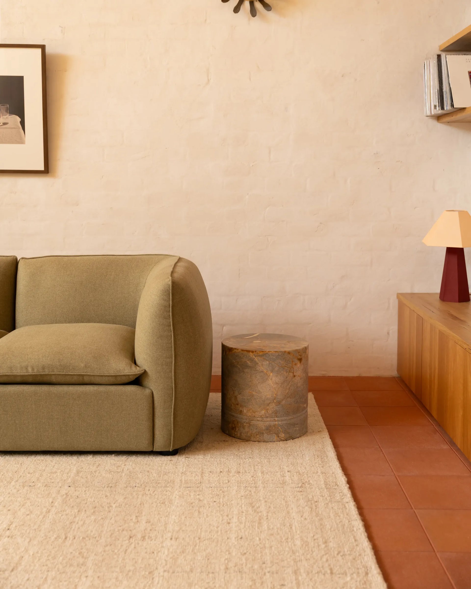 Muro Large Corner Sofa - Fossil Eucalyptus