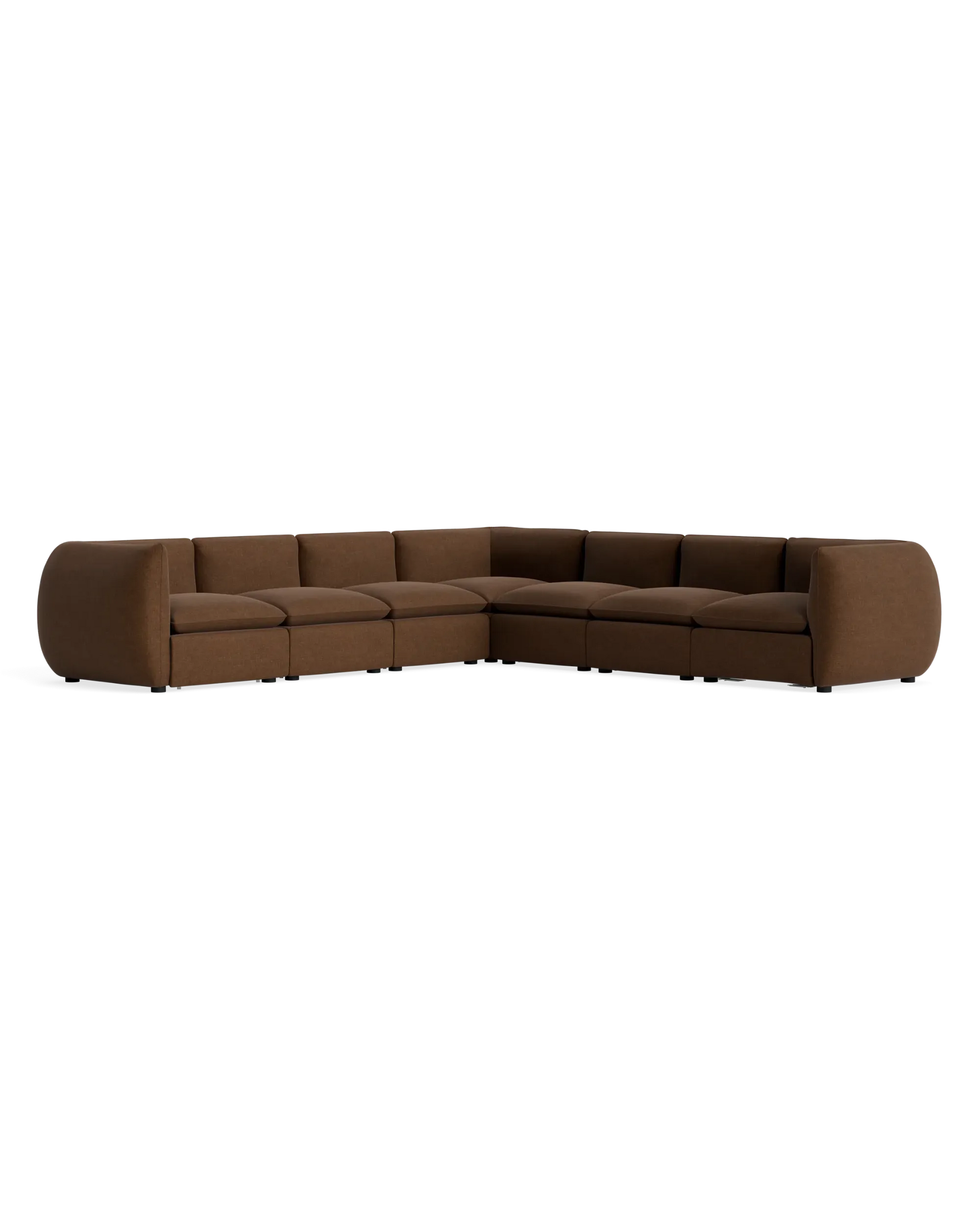 Muro Large Corner Sofa - Fossil Chocolate