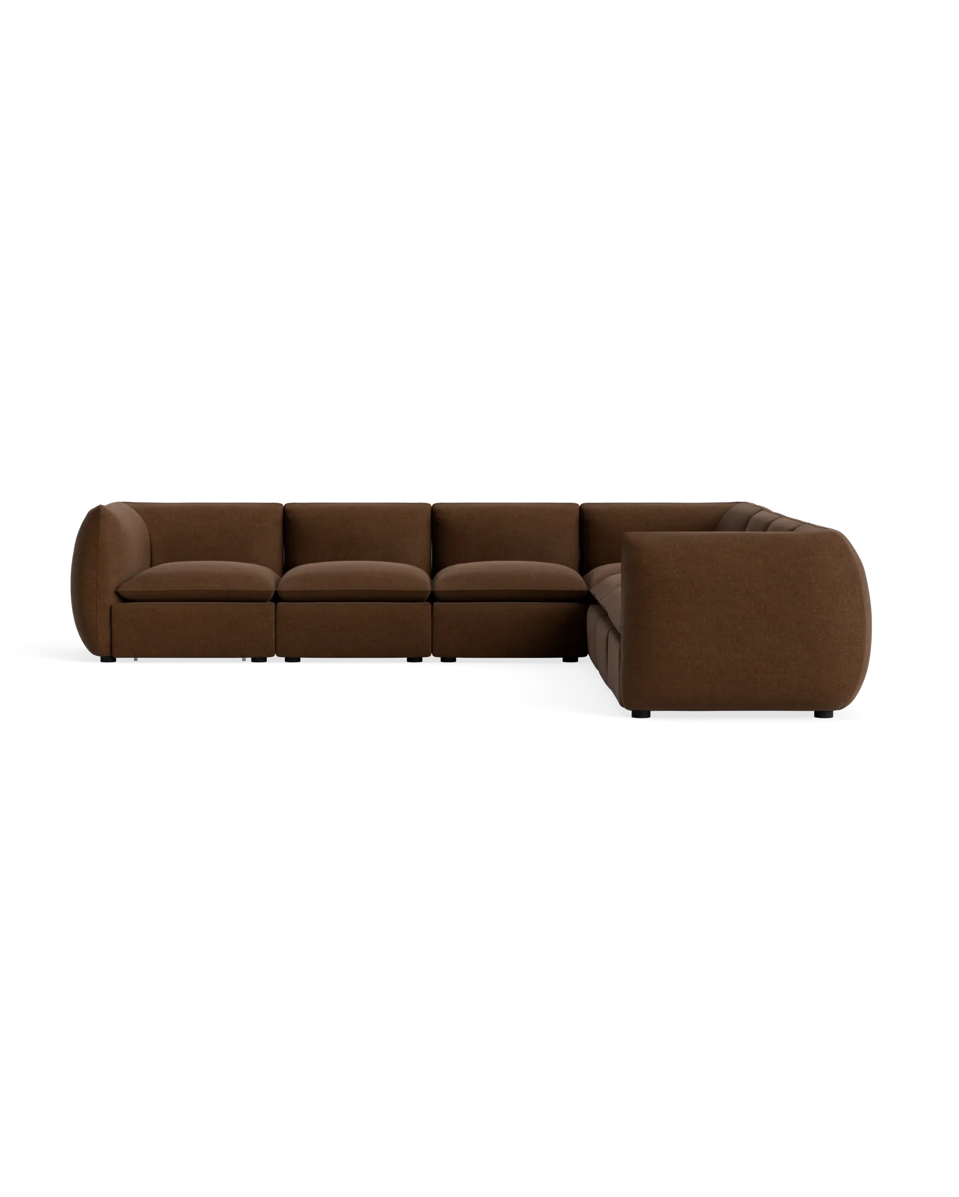 Muro Large Corner Sofa - Fossil Chocolate
