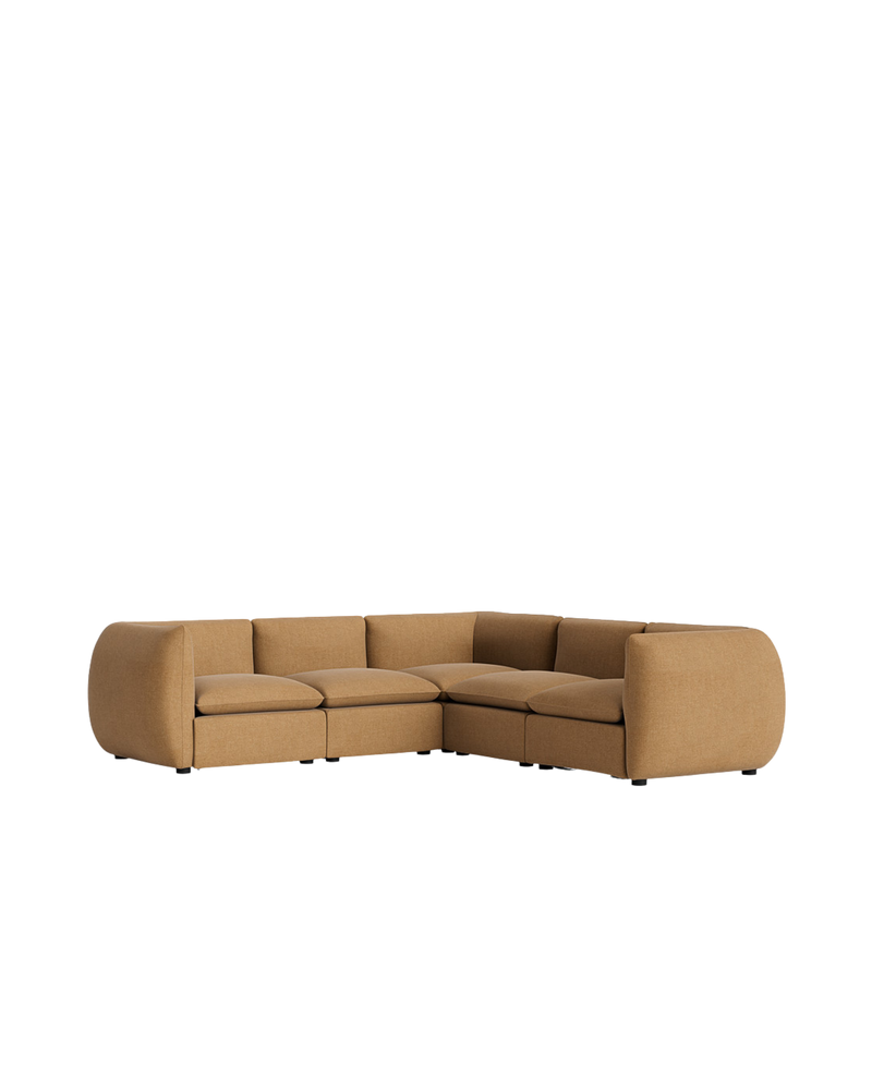 Muro Corner Sofa - Fossil Fawn