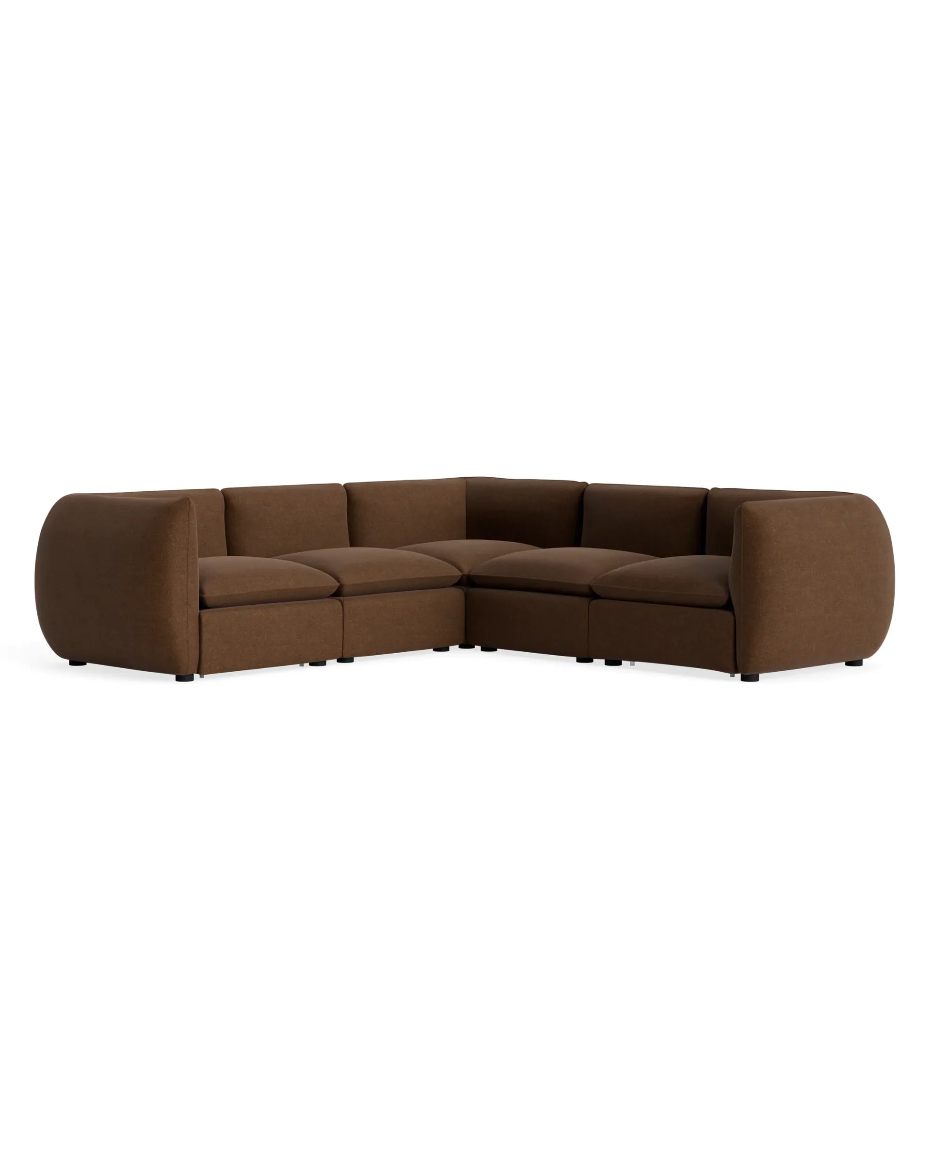 Muro Corner Sofa - Fossil Chocolate