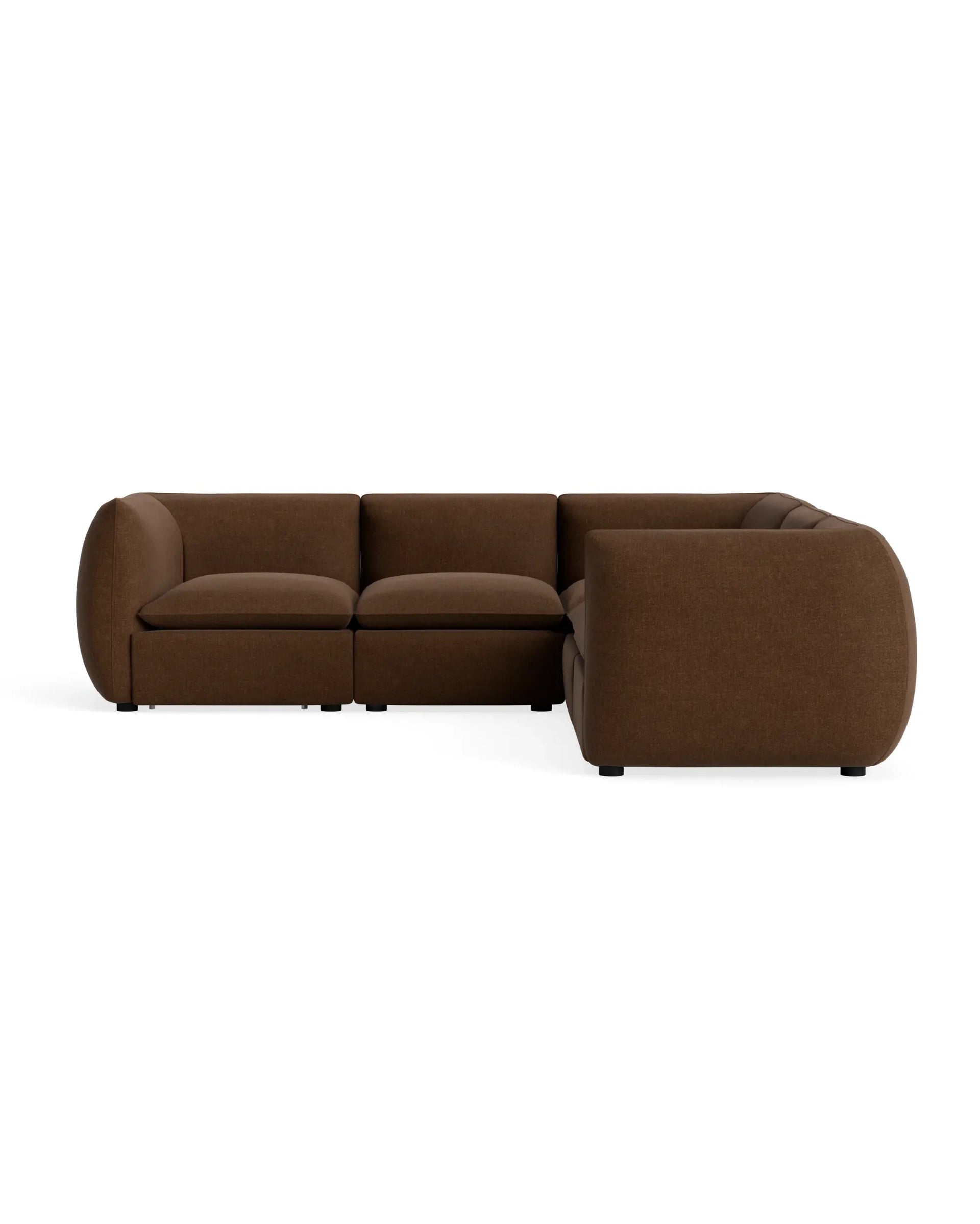 Muro Corner Sofa - Fossil Chocolate