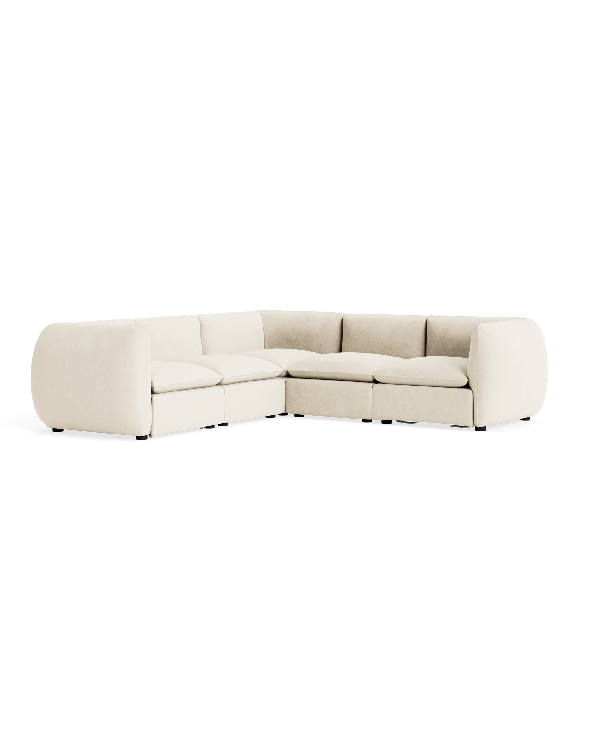 Muro Corner Sofa - Corduroy Off White