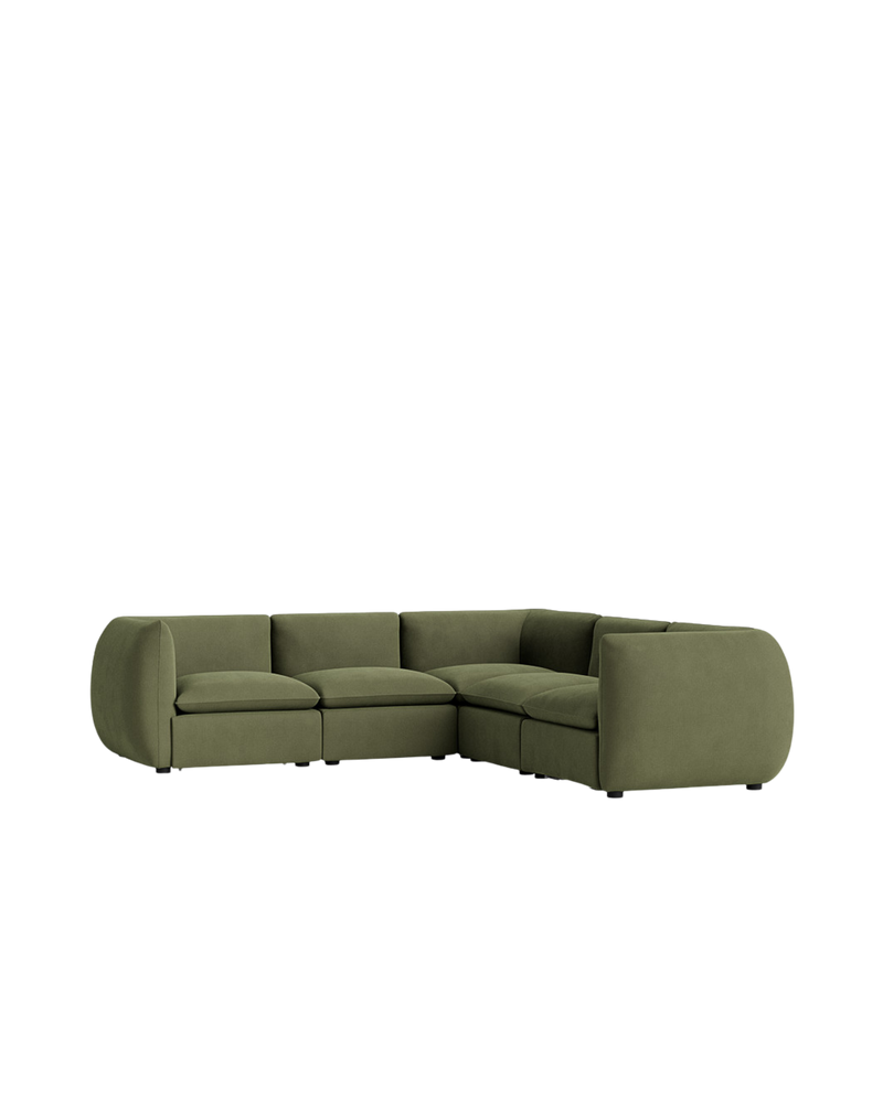 Muro Corner Sofa - Corduroy Forest
