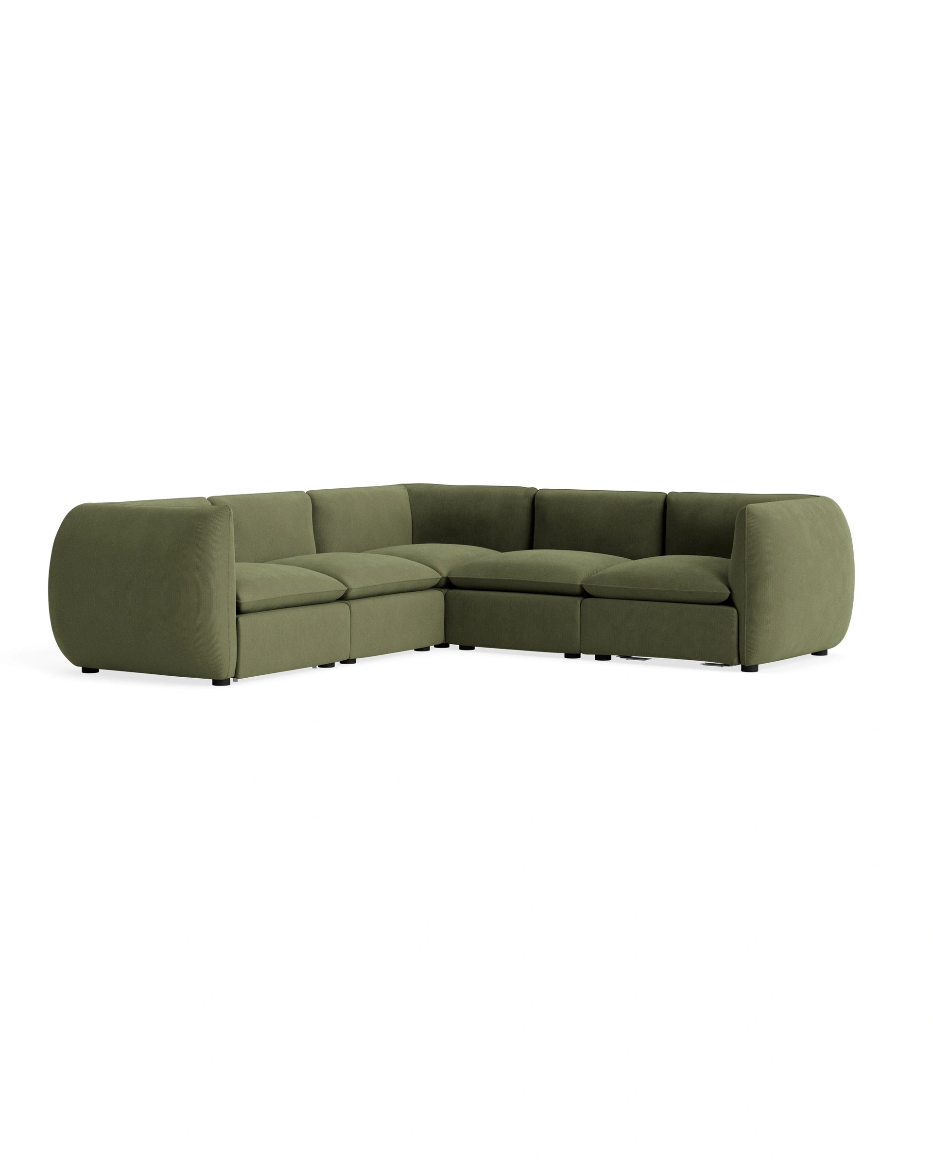 Muro Corner Sofa - Corduroy Forest
