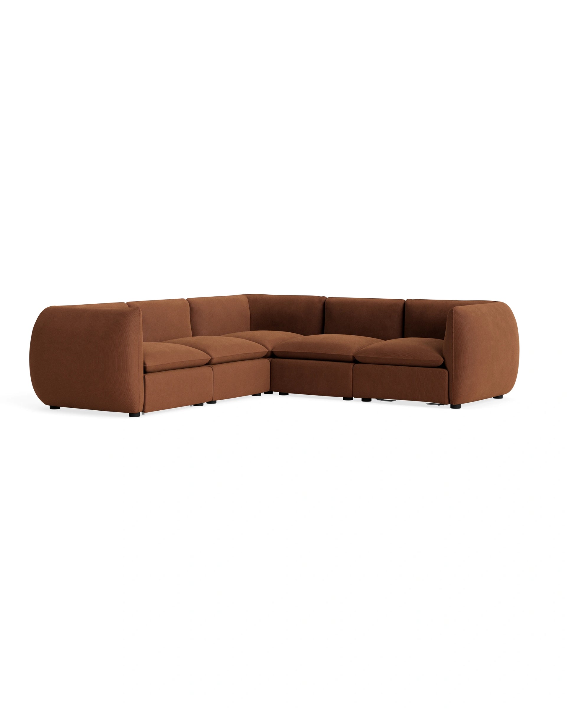 Muro Corner Sofa - Corduroy Cocoa