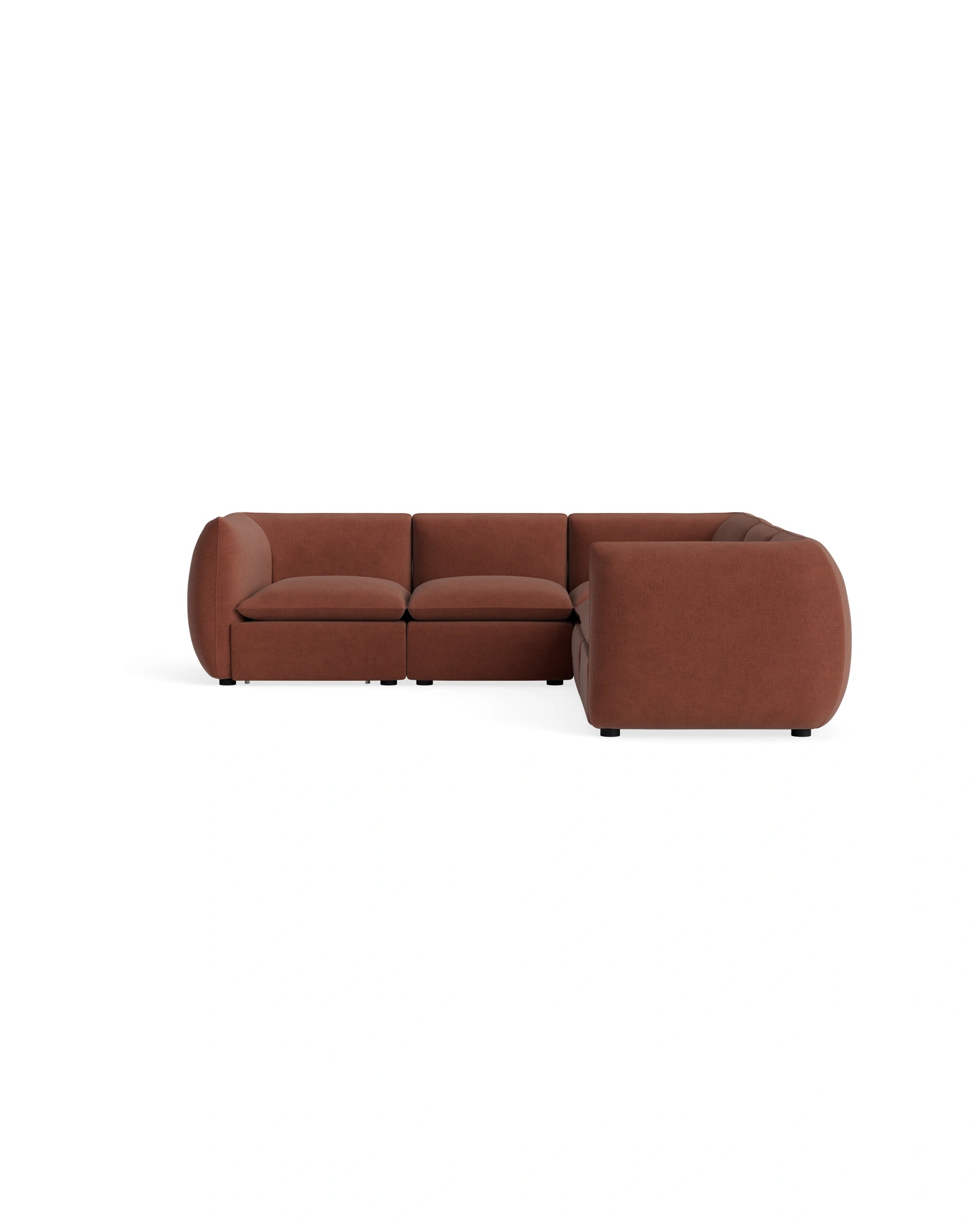 Muro Corner Sofa - Silas Cherry