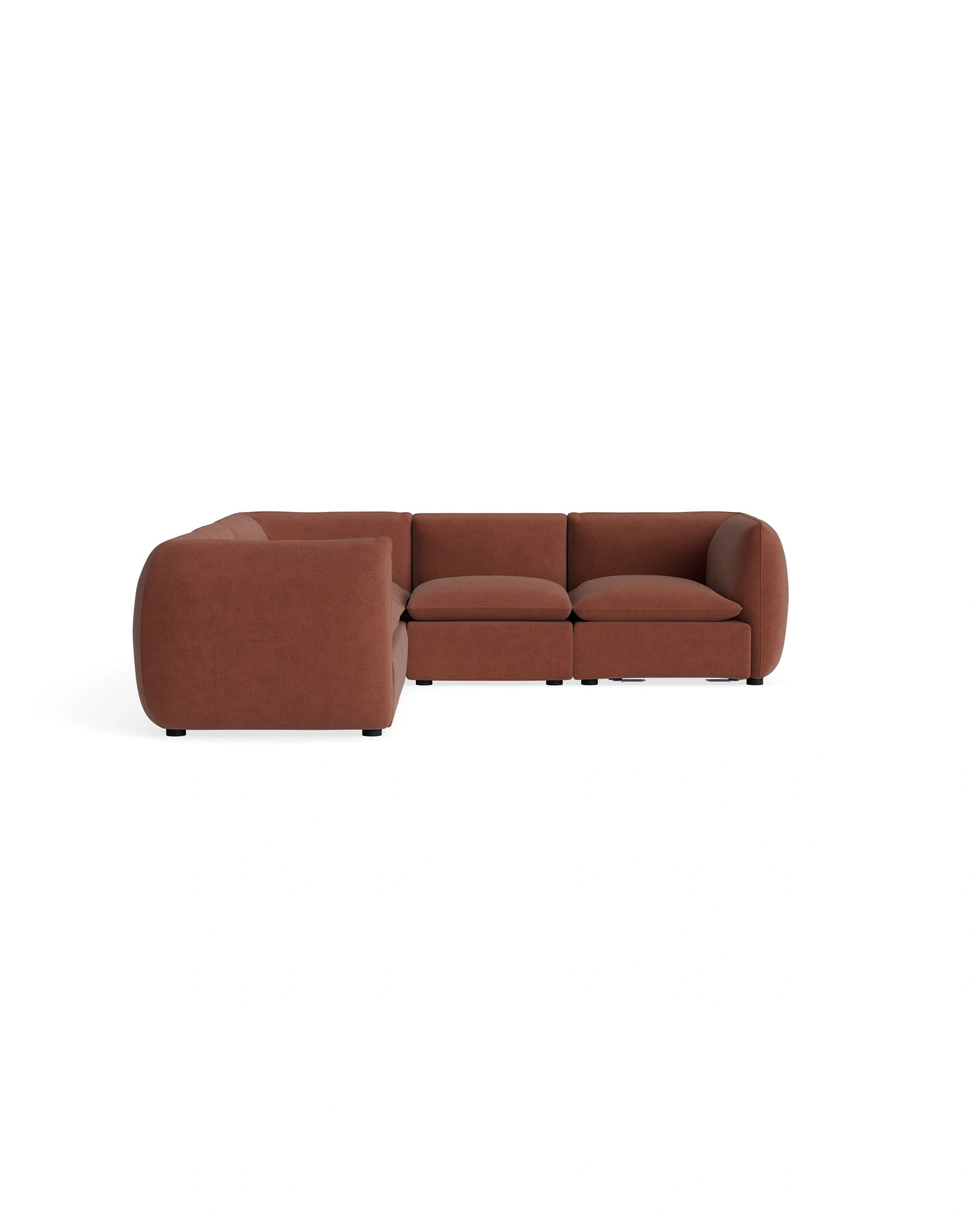 Muro Corner Sofa - Silas Cherry
