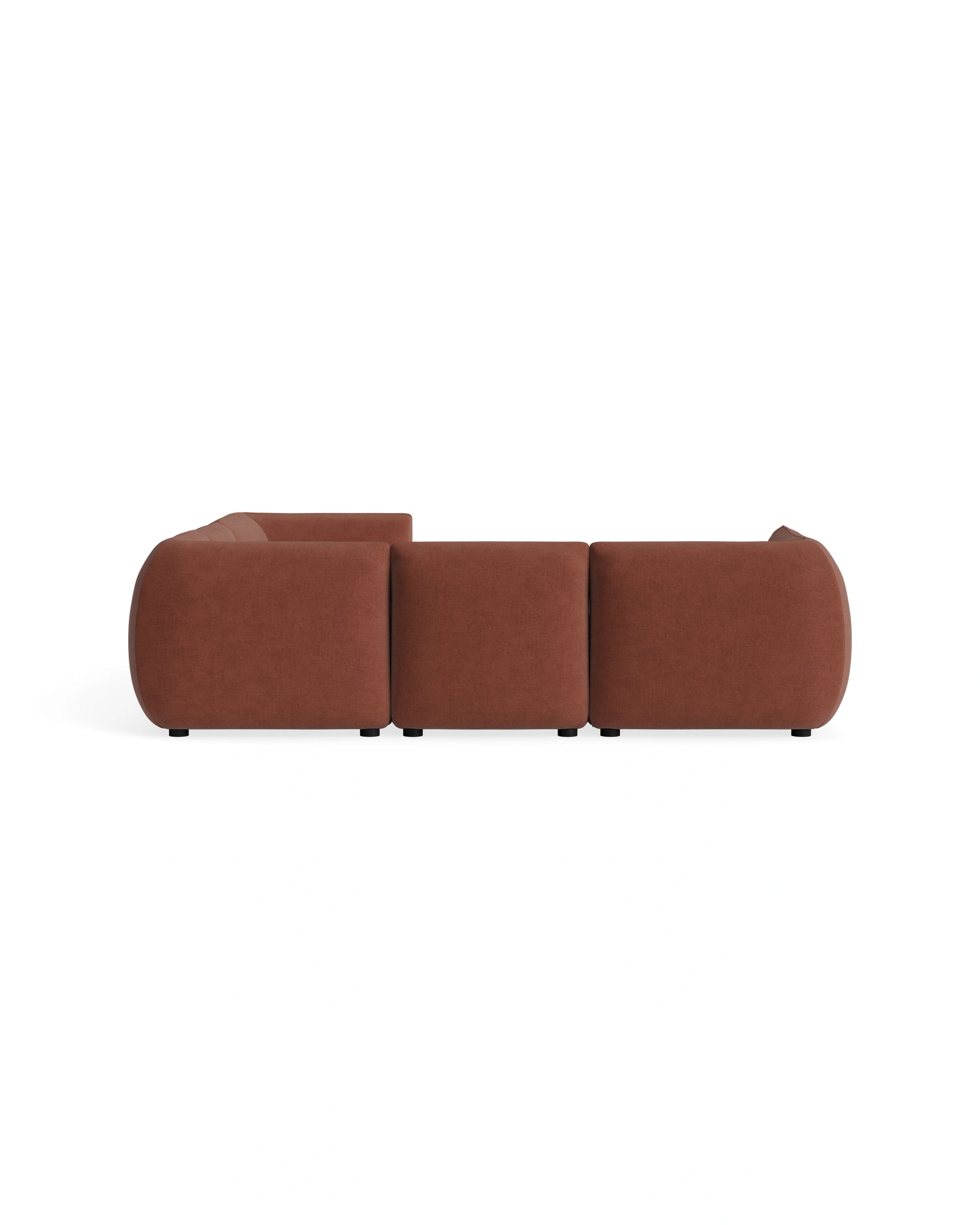 Muro Corner Sofa - Silas Cherry