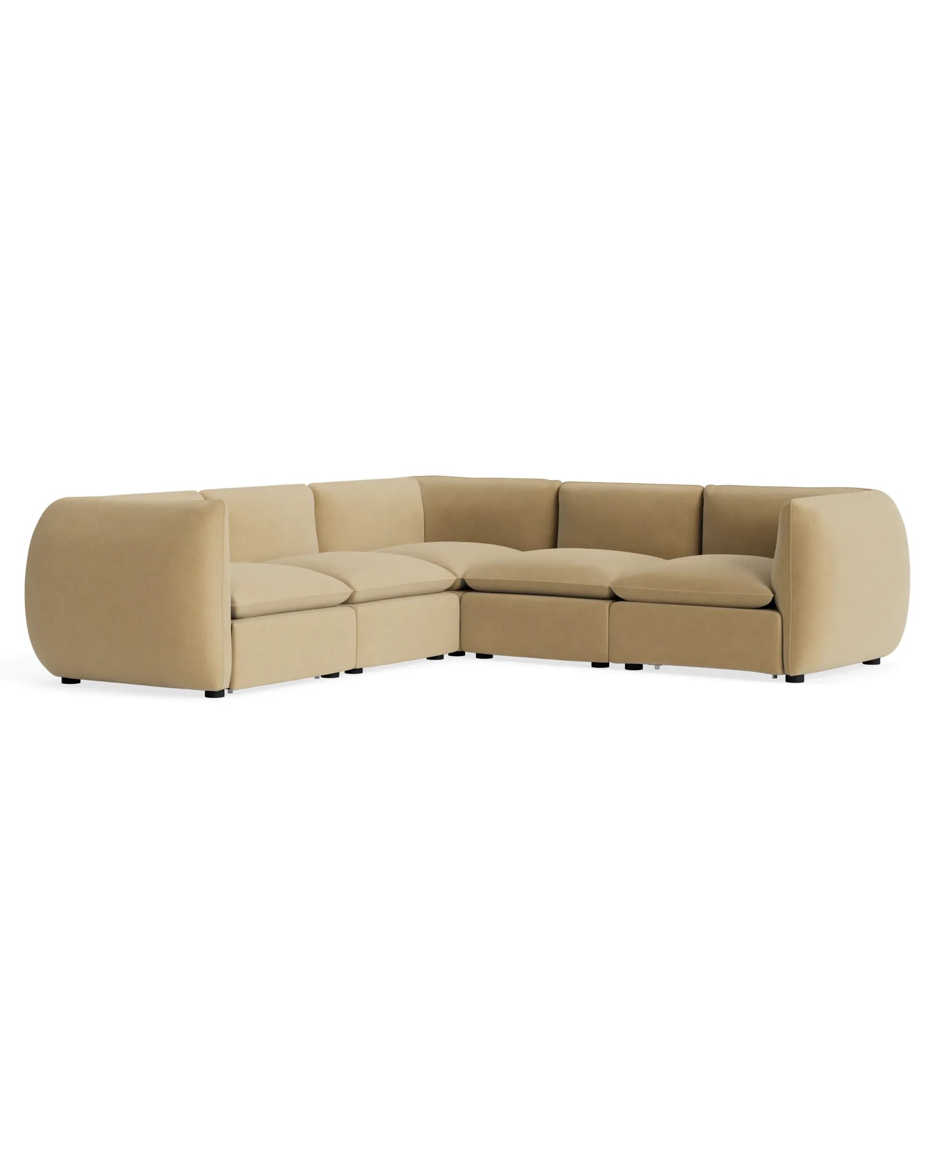 Muro Corner Sofa - Silas Honey