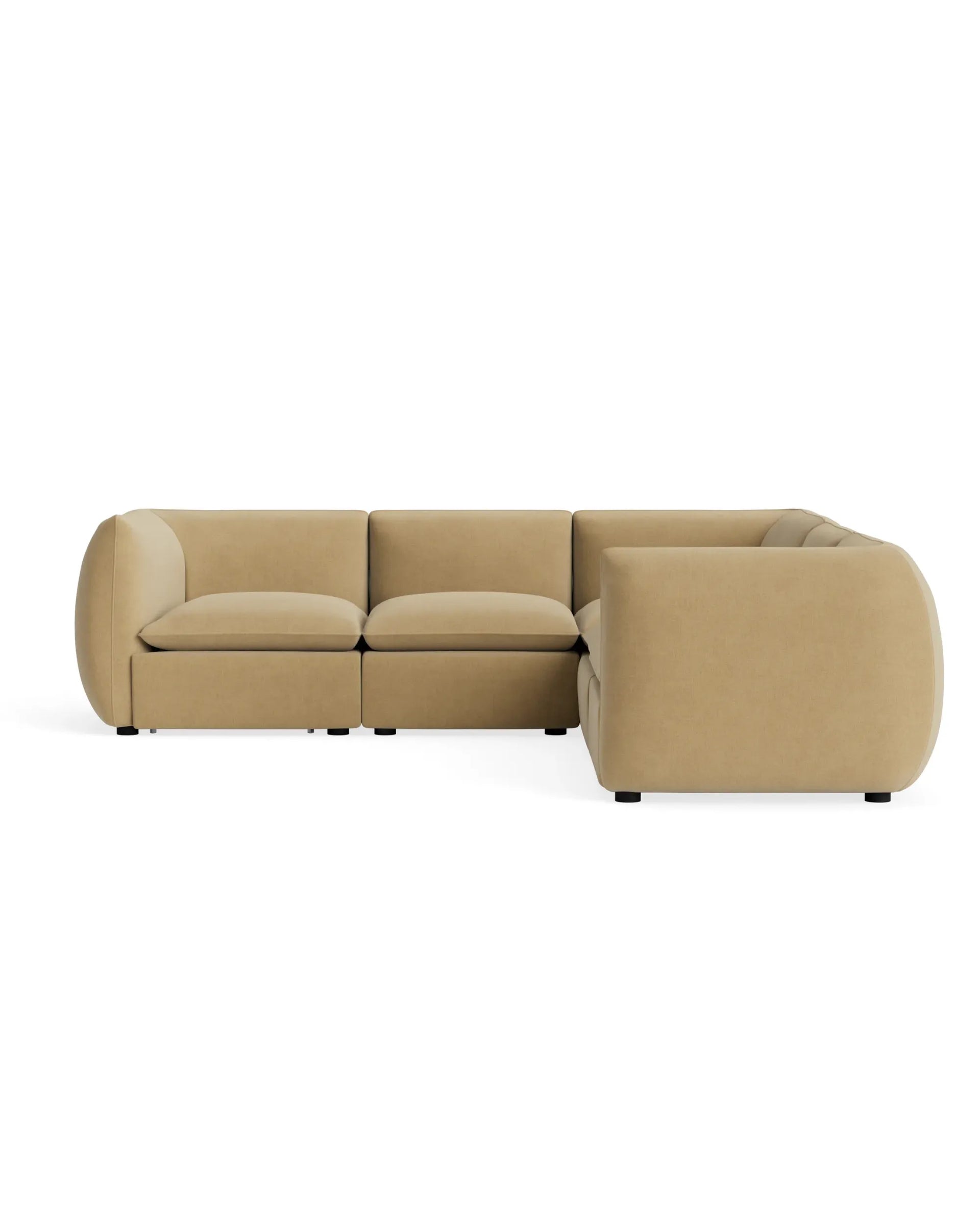 Muro Corner Sofa - Silas Honey