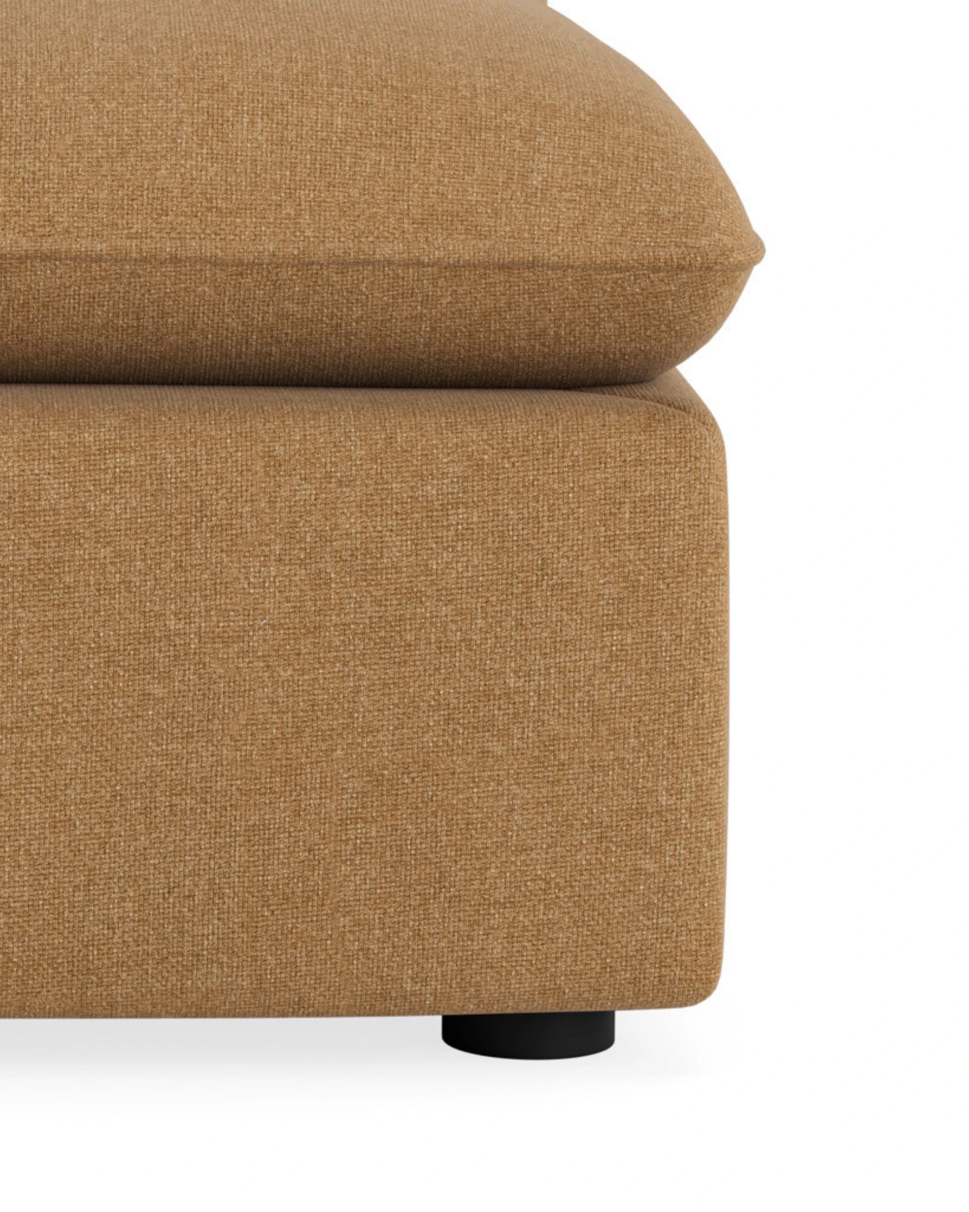 Muro Armless Middle Sofa Module - Fossil Fawn