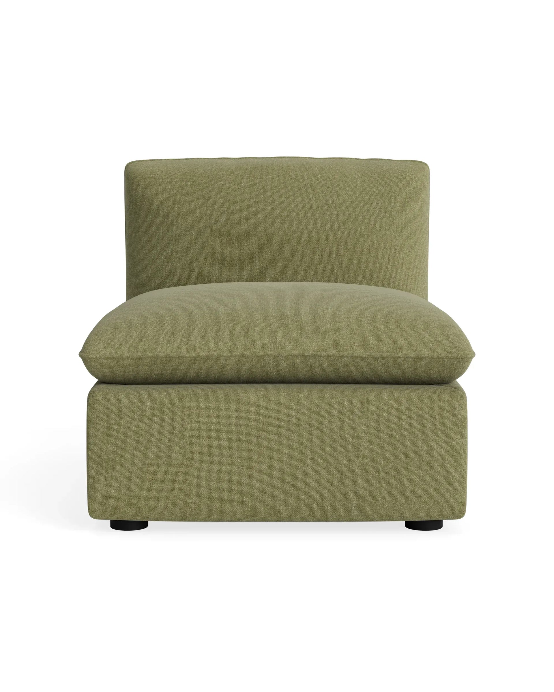 Muro Armless Middle Sofa Module - Fossil Eucalyptus