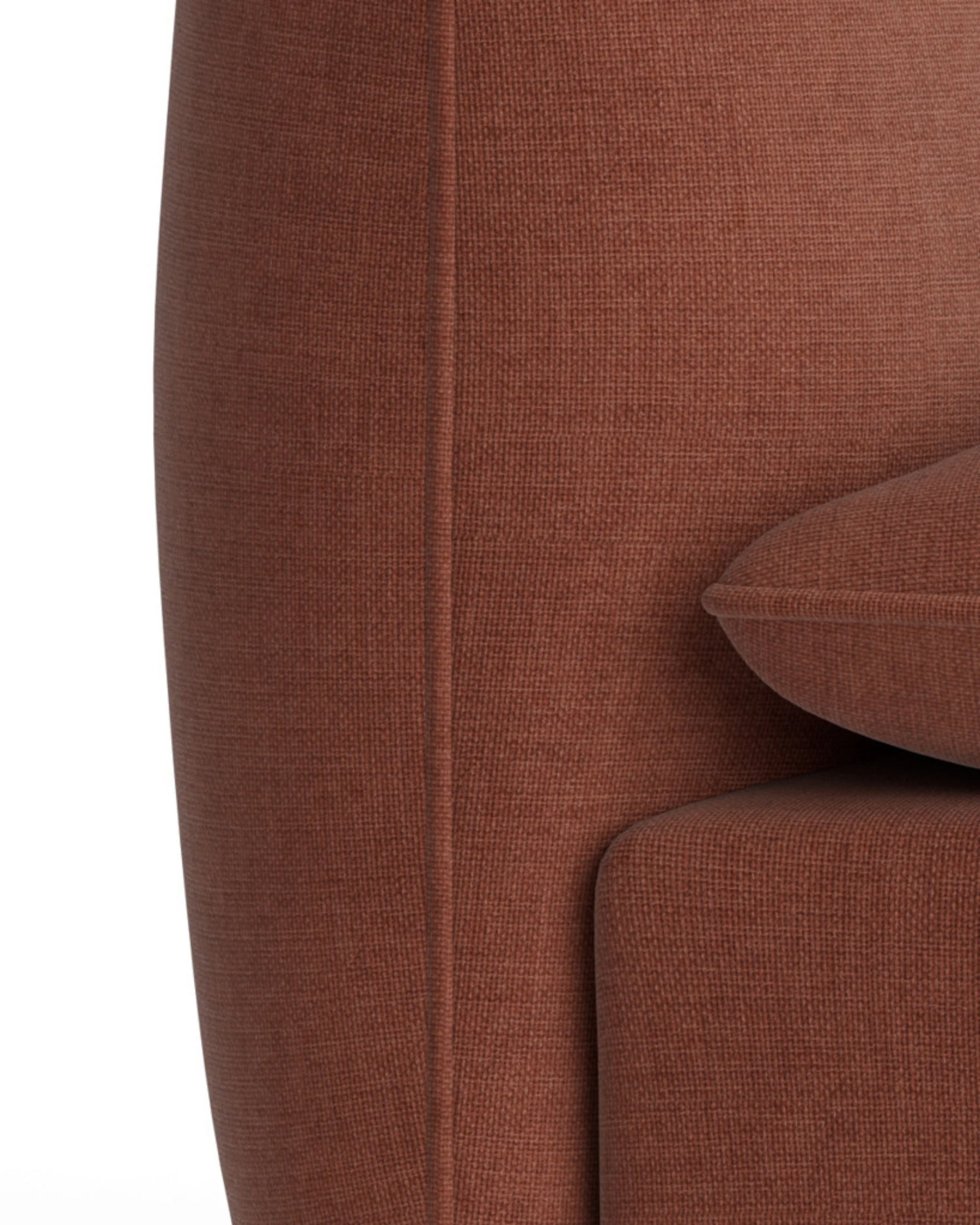 Muro Armless Middle Sofa Module - Silas Cherry