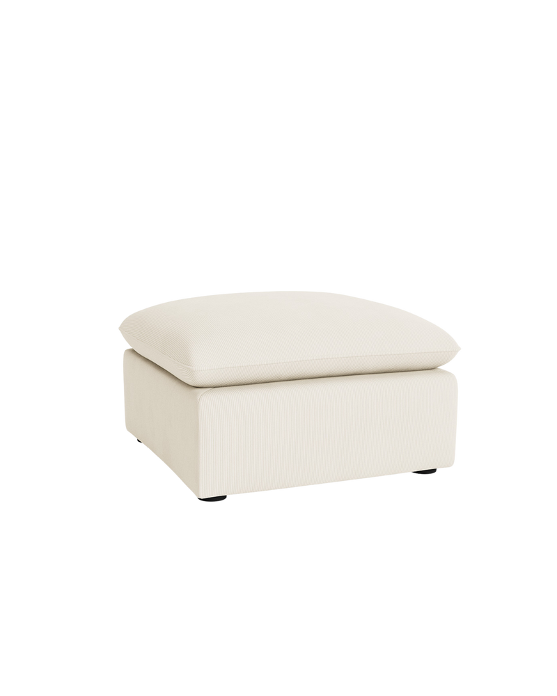 Muro Ottoman - Corduroy Off White